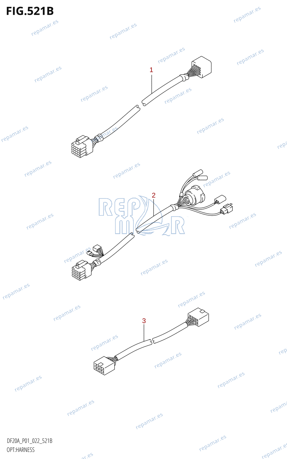 521B - OPT:HARNESS ((DF9.9B,DF9.9BR,DF9.9BT,DF15A,DF15AR,DF15AT,DF20A,DF20AR,DF20AT):022)