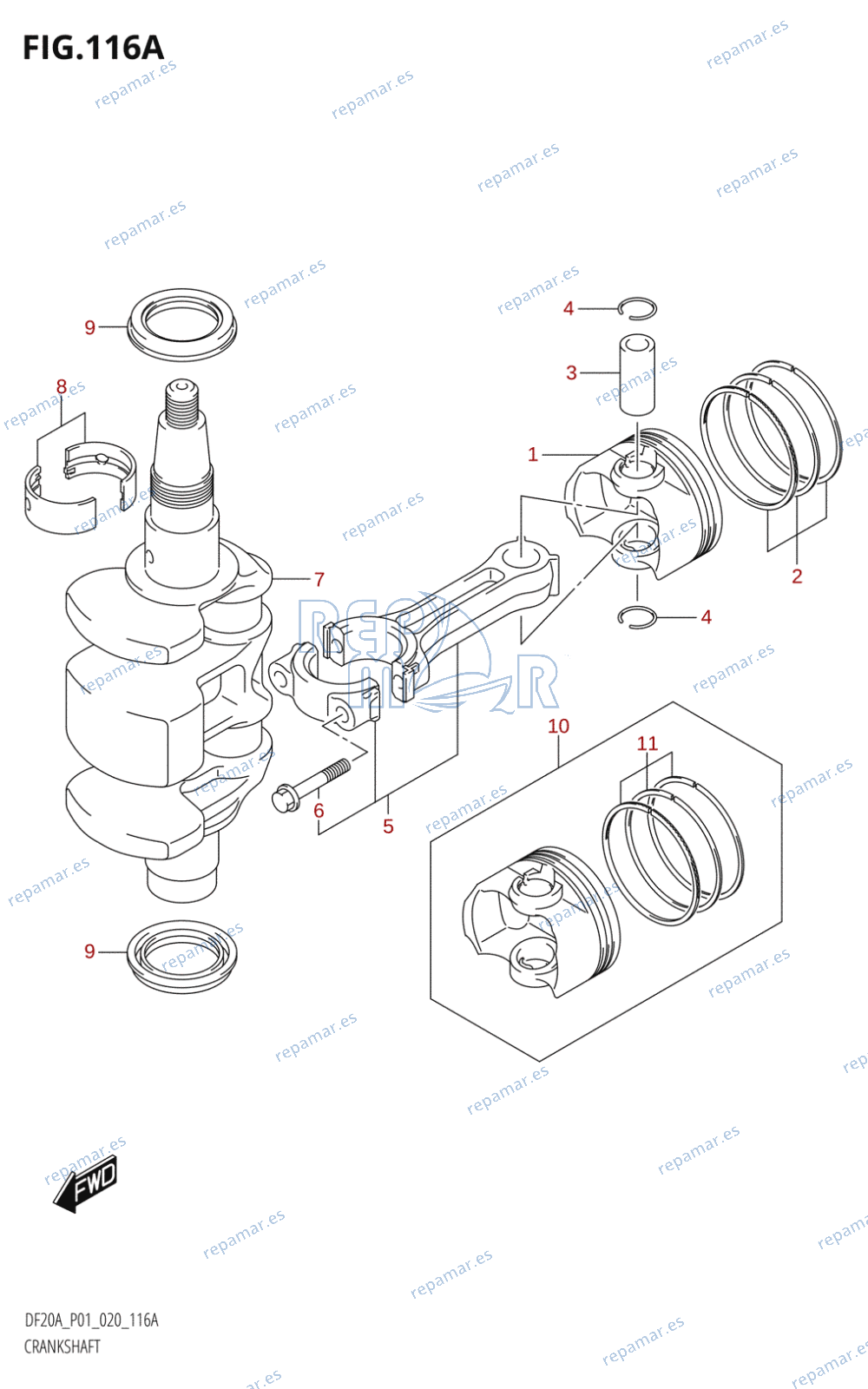 116A - CRANKSHAFT