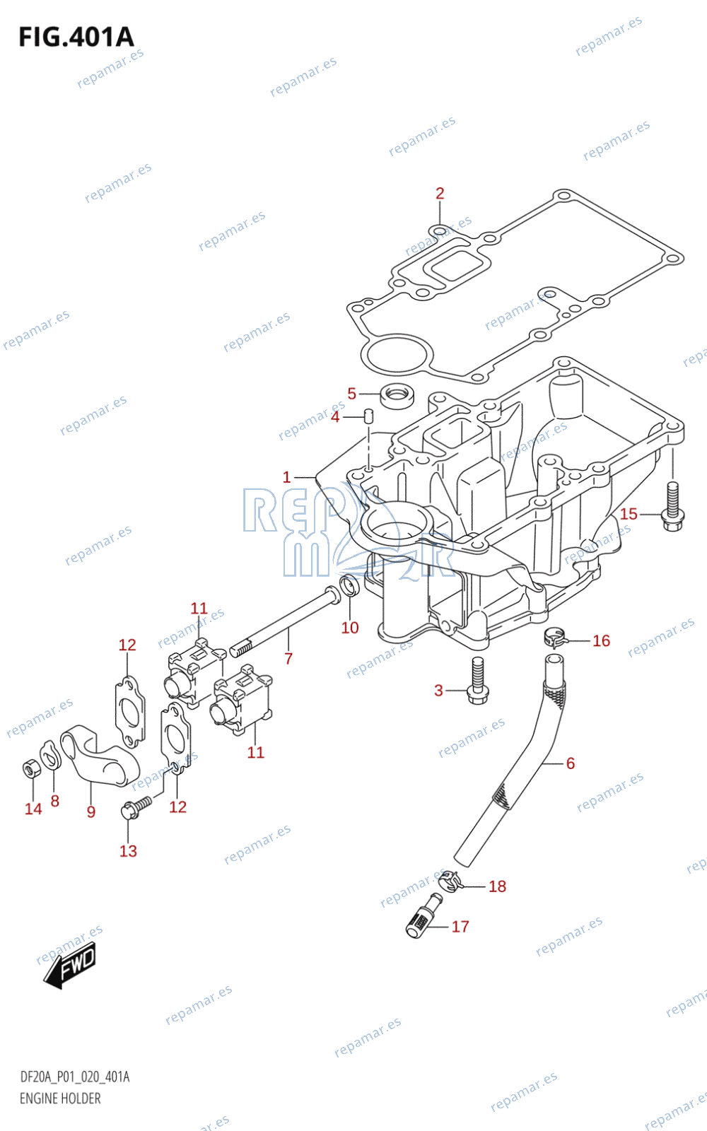 401A - ENGINE HOLDER