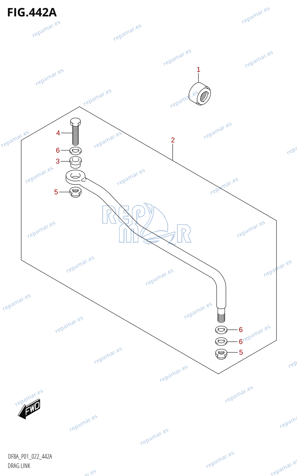 442A - DRAG LINK (DF8AR)