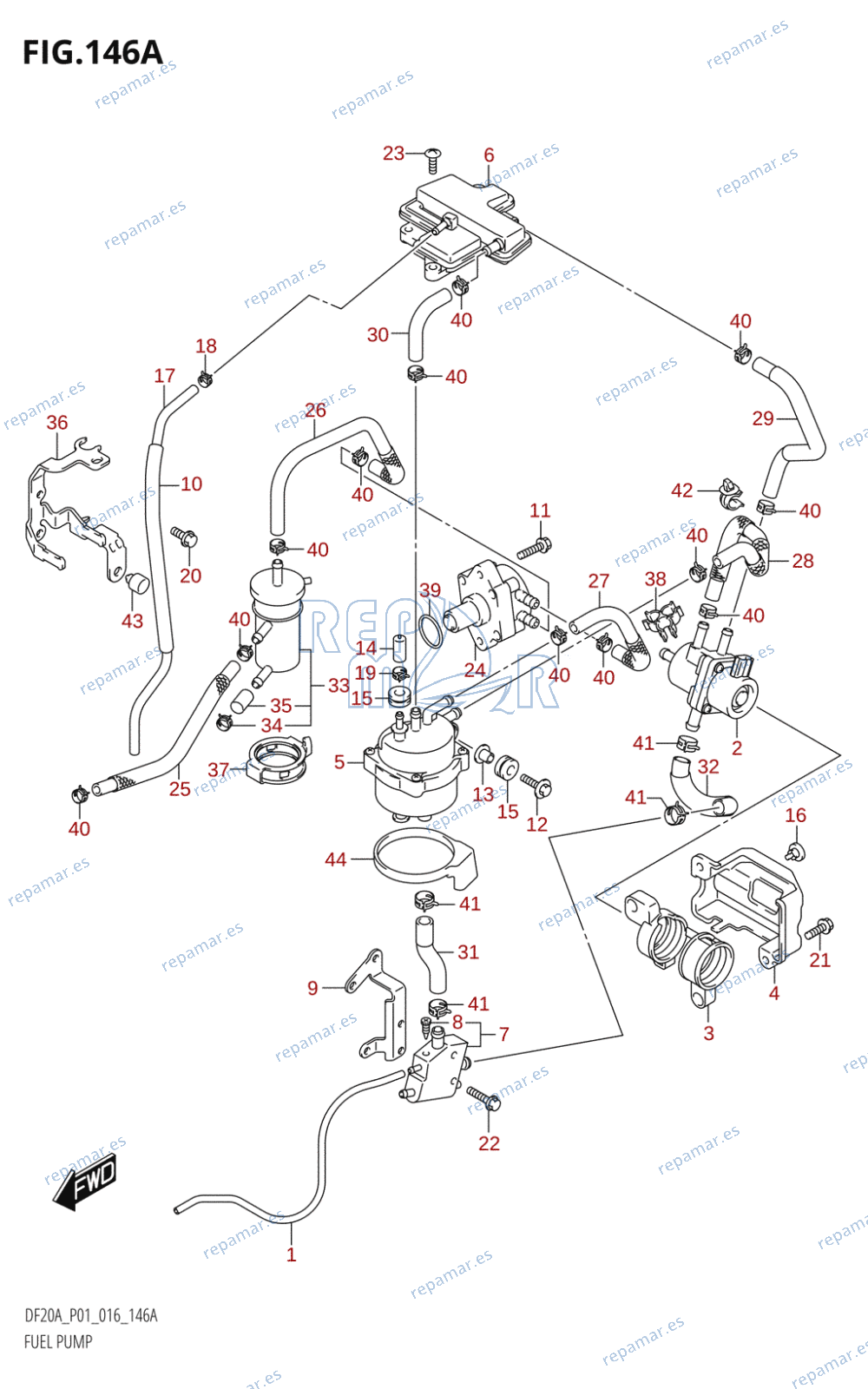 146A - FUEL PUMP (DF9.9B:P01)