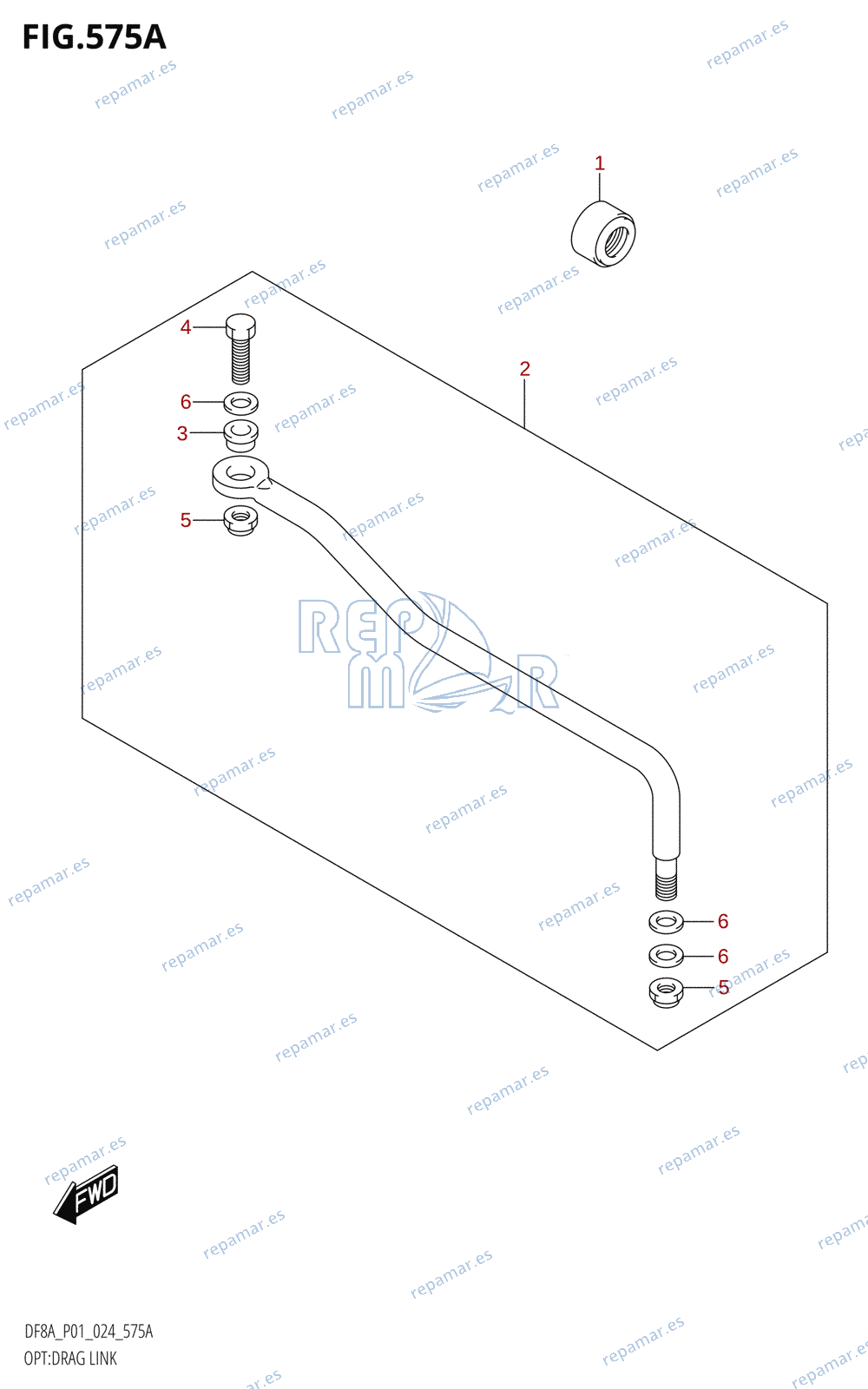 575A - OPT:DRAG LINK (DF8A,DF9.9A)