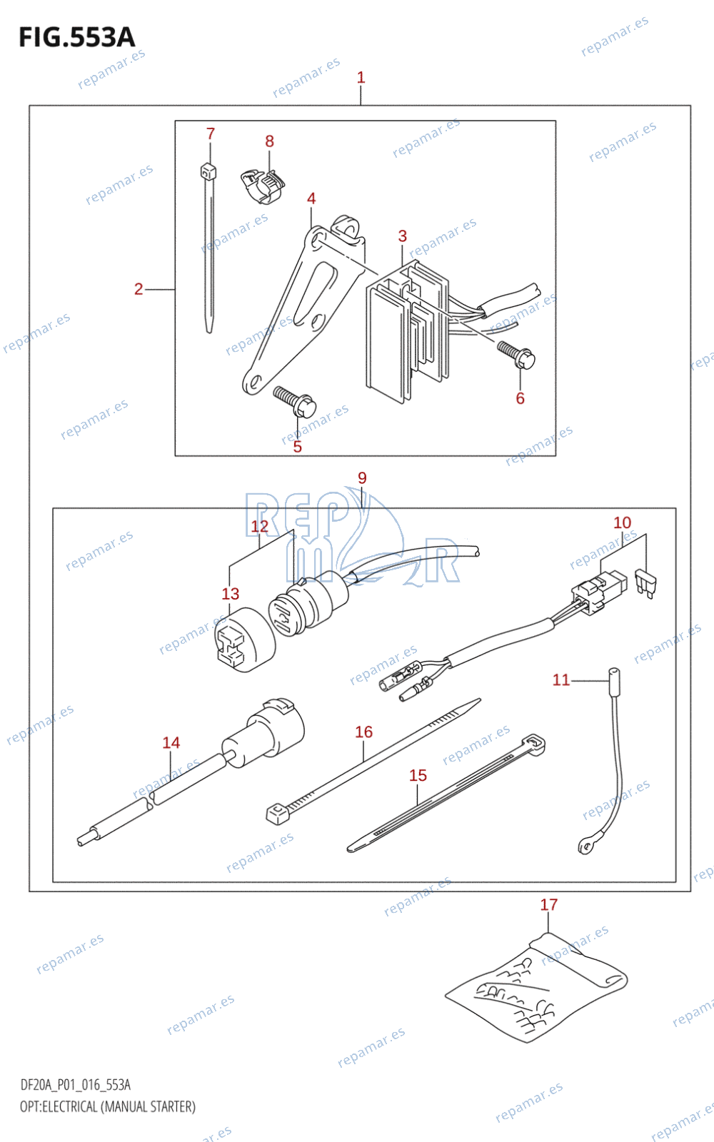 553A - OPT:ELECTRICAL (MANUAL STARTER) (DF9.9B:P01:M-STARTER)