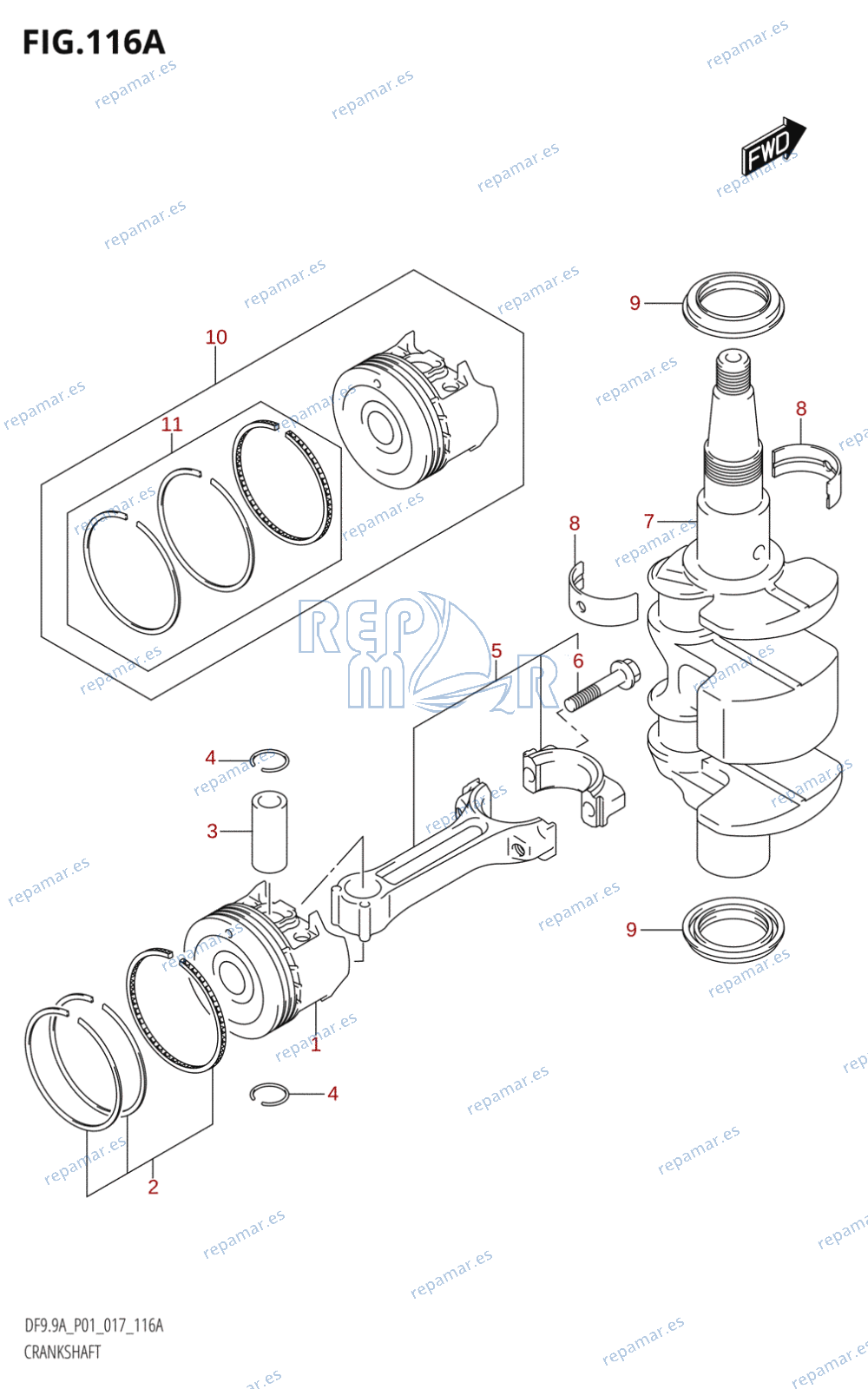 116A - CRANKSHAFT