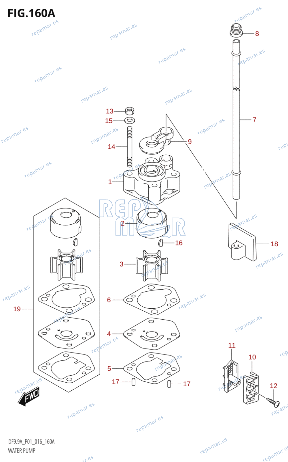 160A - WATER PUMP