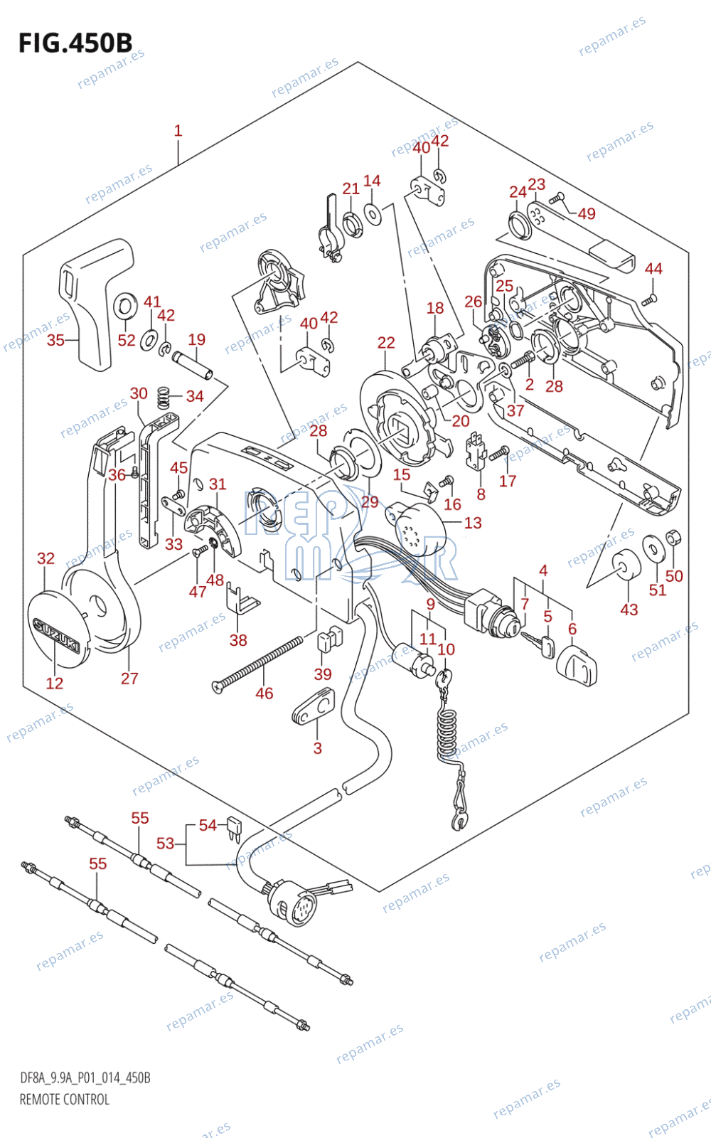 450B - REMOTE CONTROL (DF9.9AR:P01)