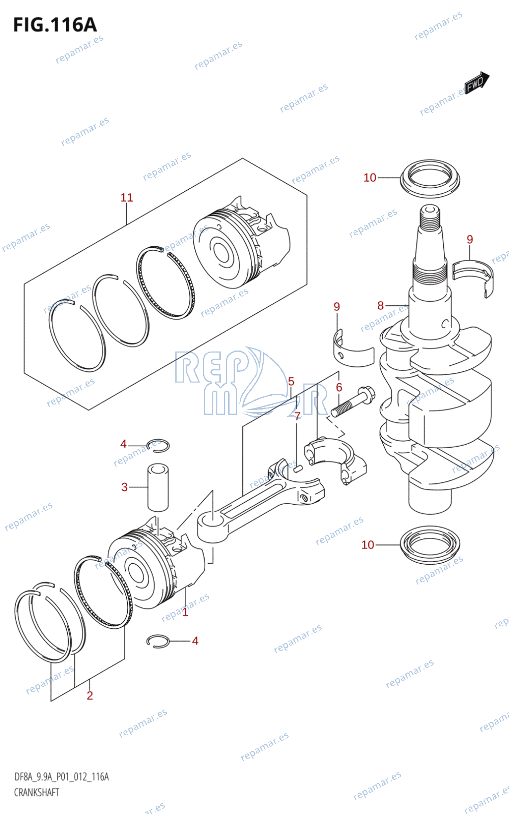 116A - CRANKSHAFT