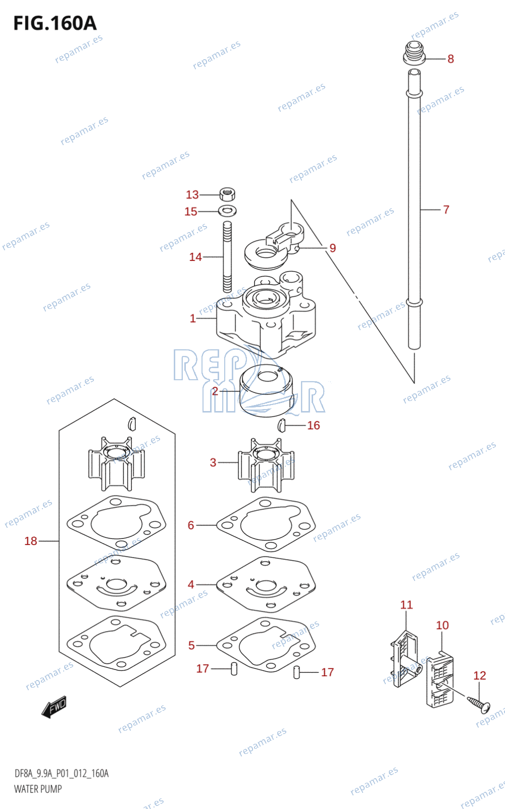 160A - WATER PUMP