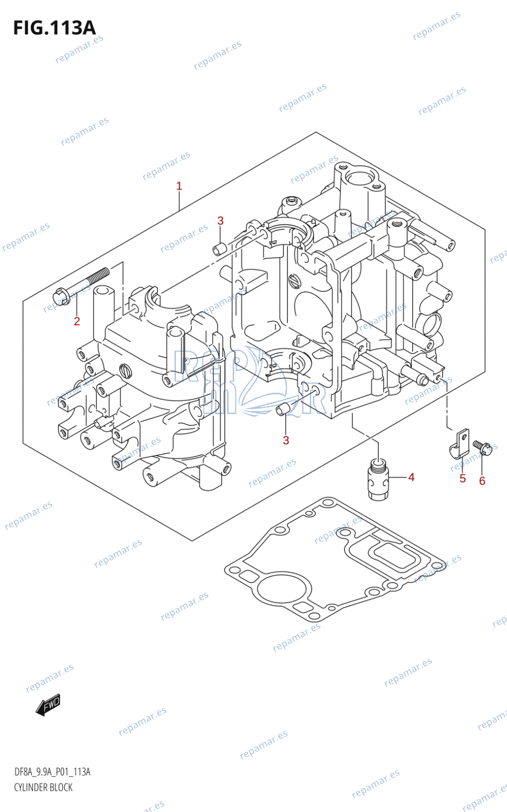 113A - CYLINDER BLOCK