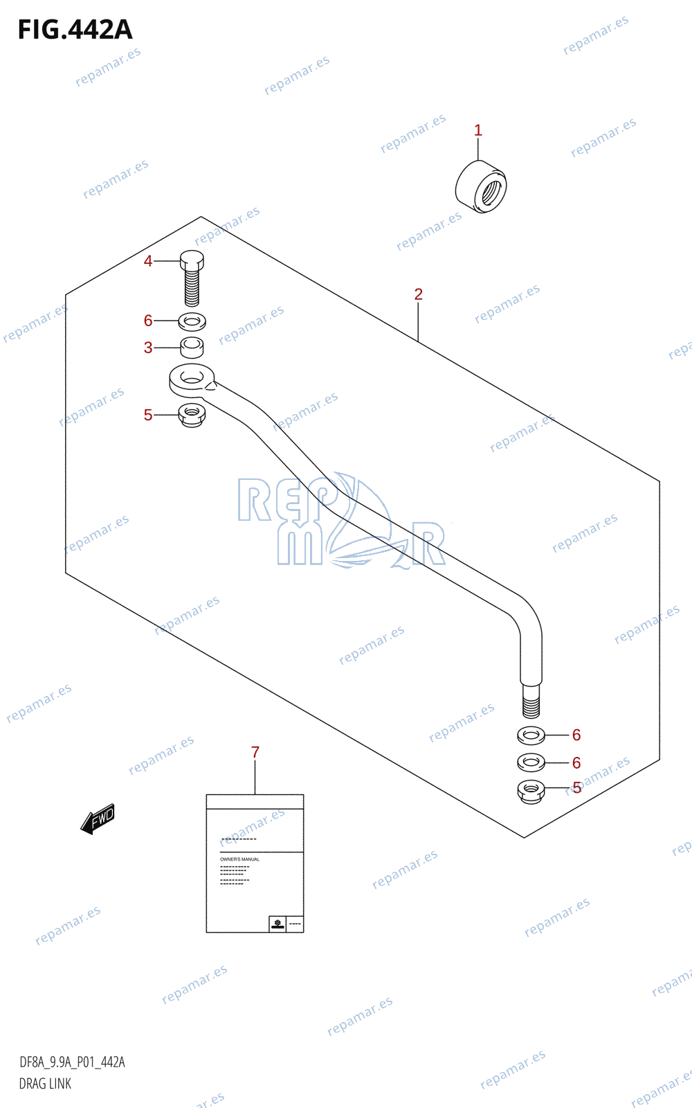 442A - DRAG LINK (DF8AR,DF9.9AR)