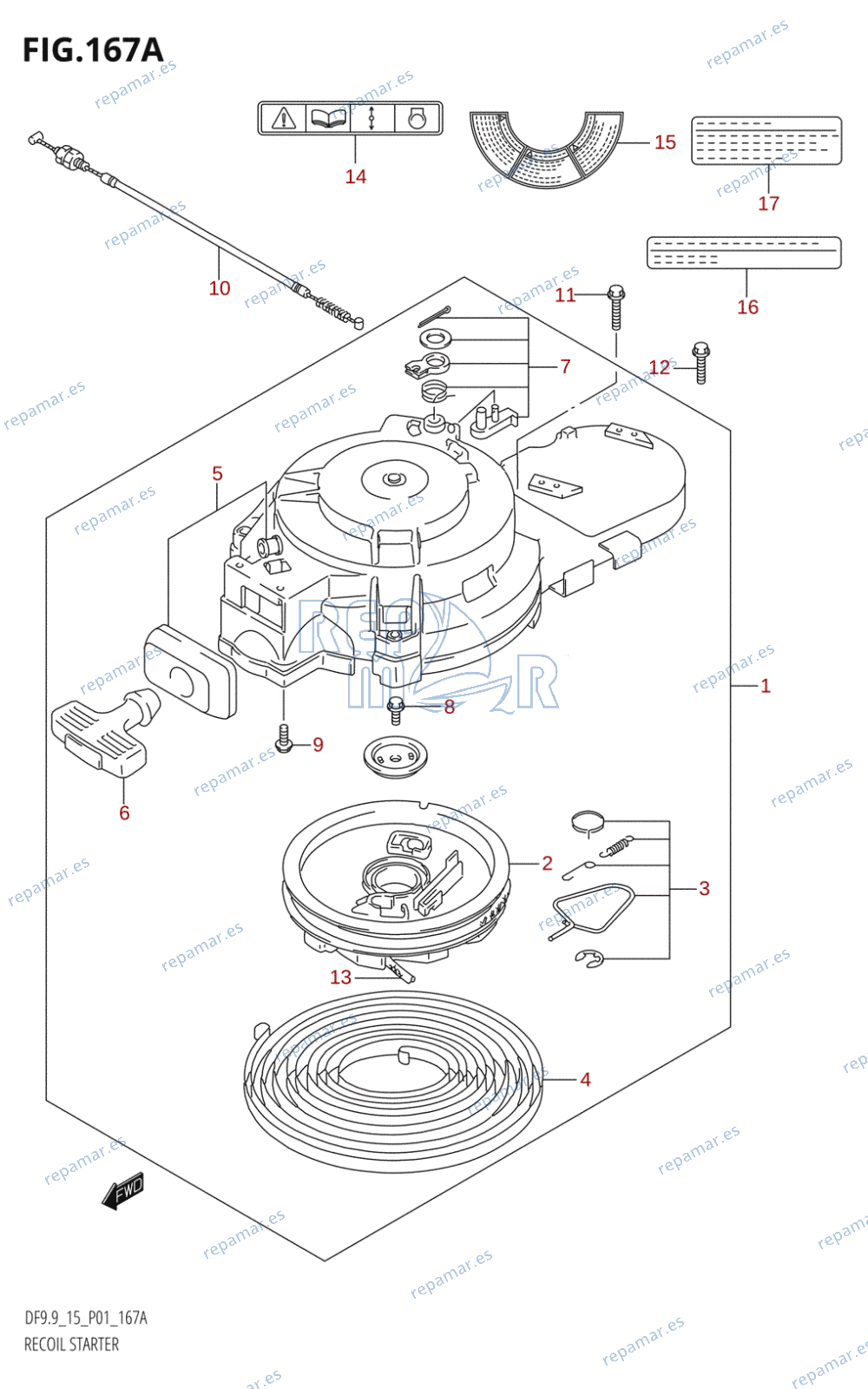 167A - RECOIL STARTER