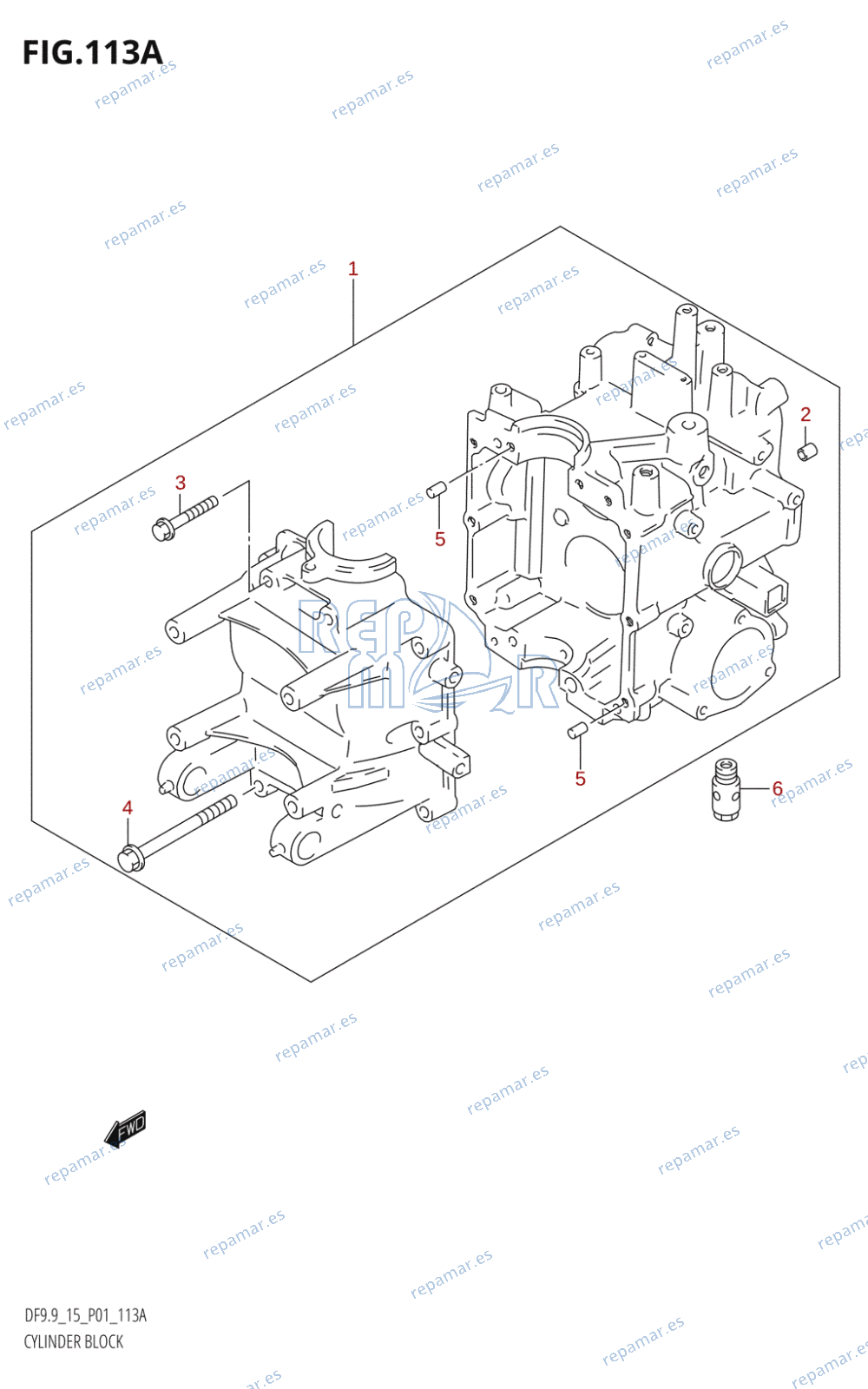 113A - CYLINDER BLOCK (K4)