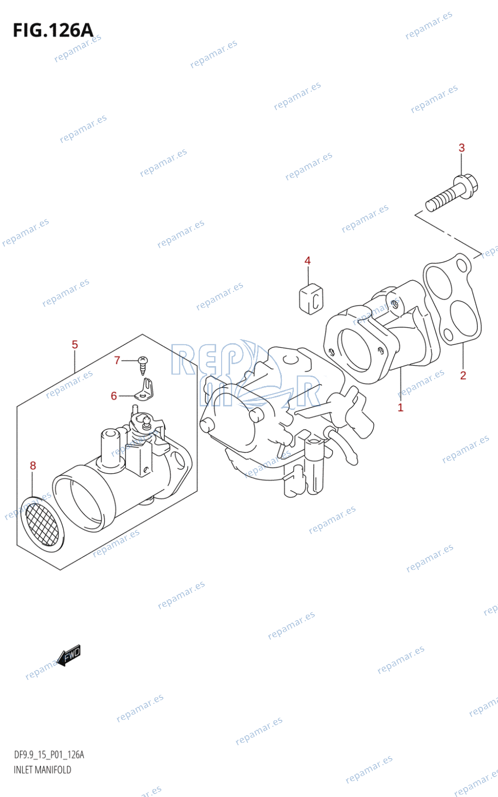 126A - INLET MANIFOLD (K4)