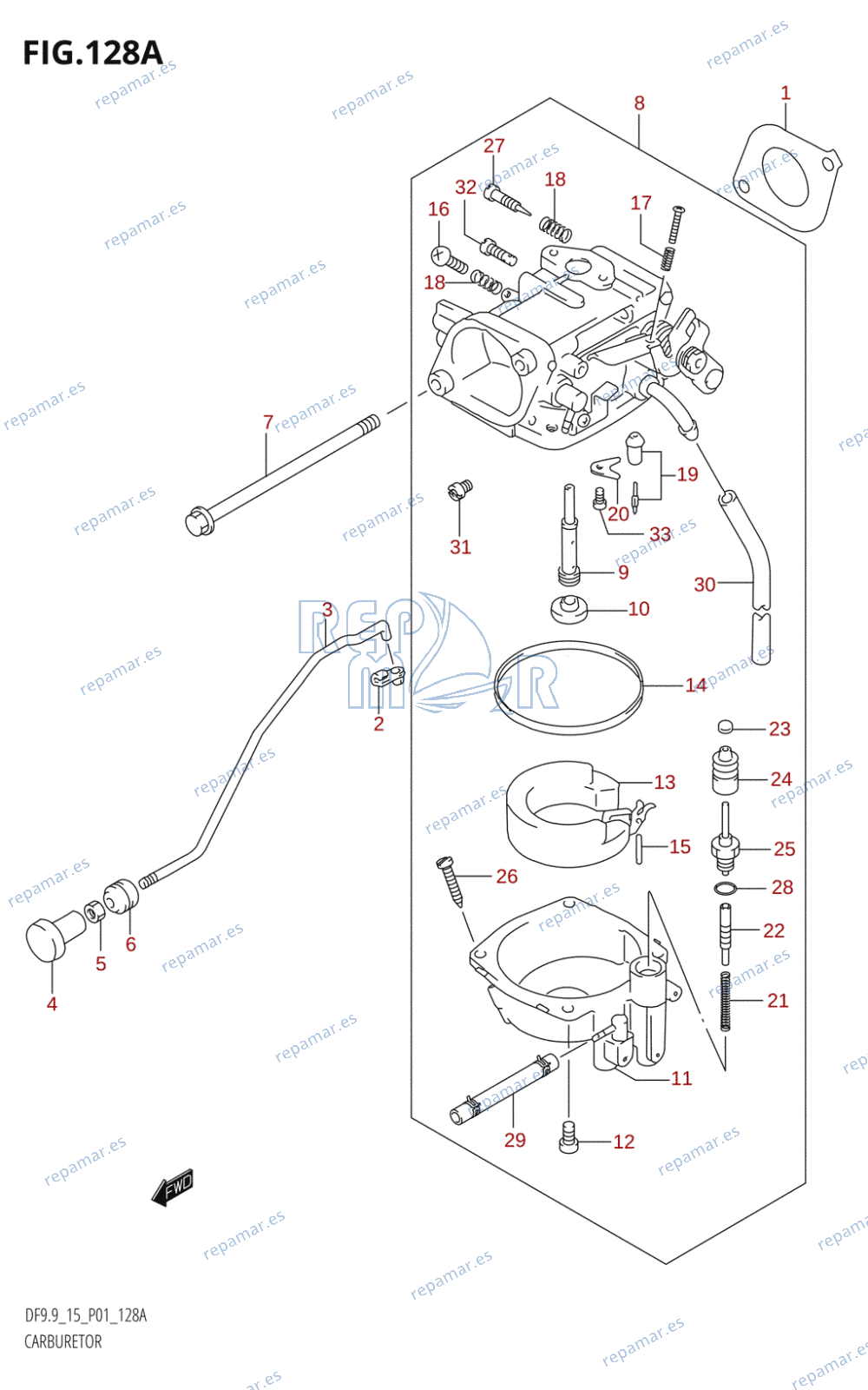 128A - CARBURETOR (K4)