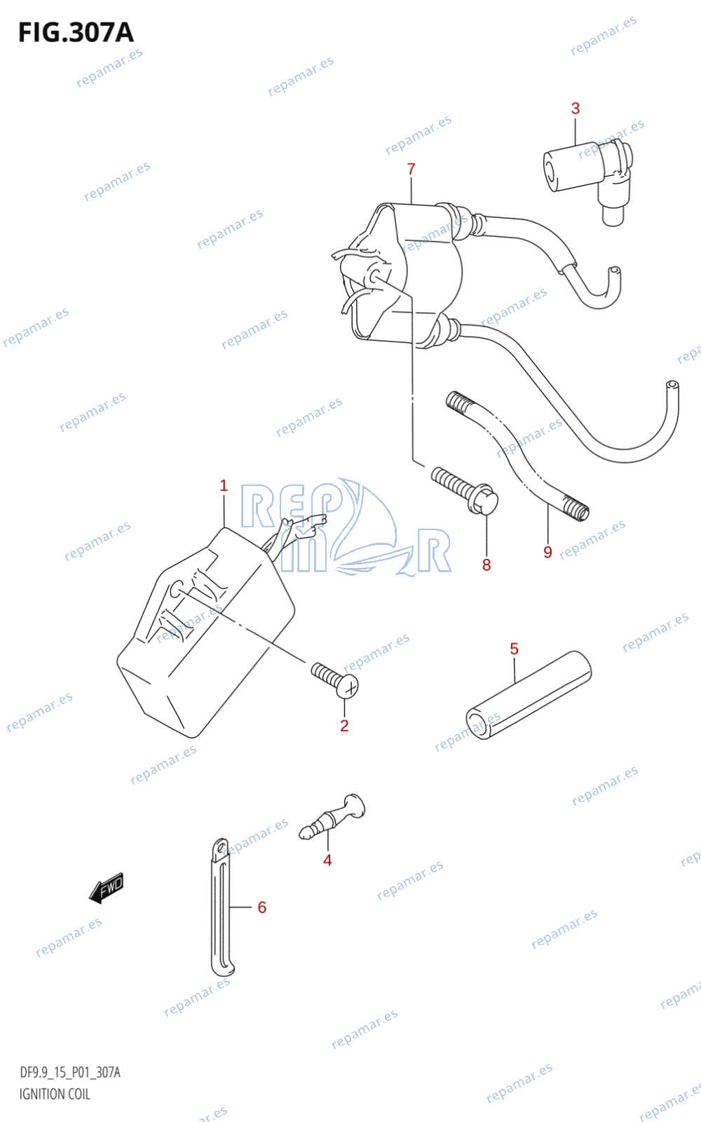 307A - IGNITION COIL (K4)