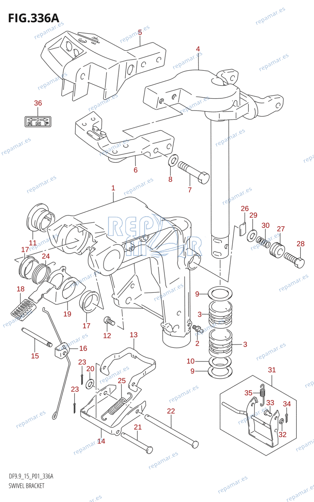 336A - SWIVEL BRACKET (K4)