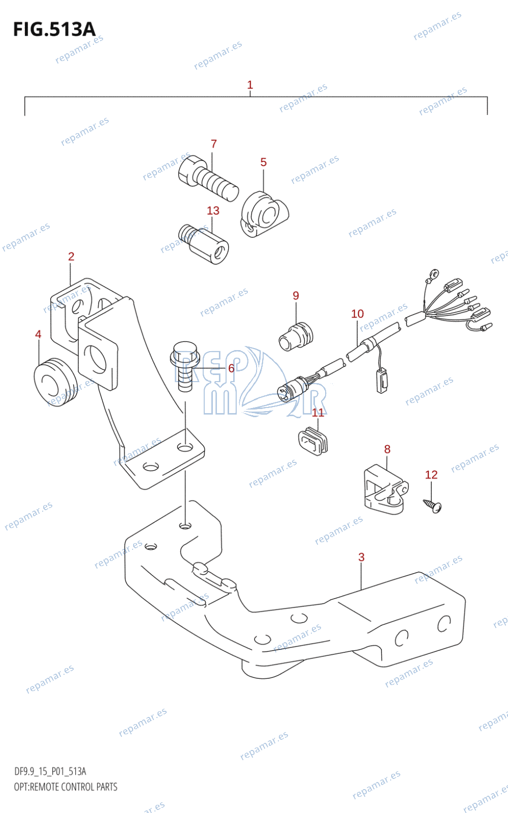 513A - OPT:REMOTE CONTROL PARTS (K4)