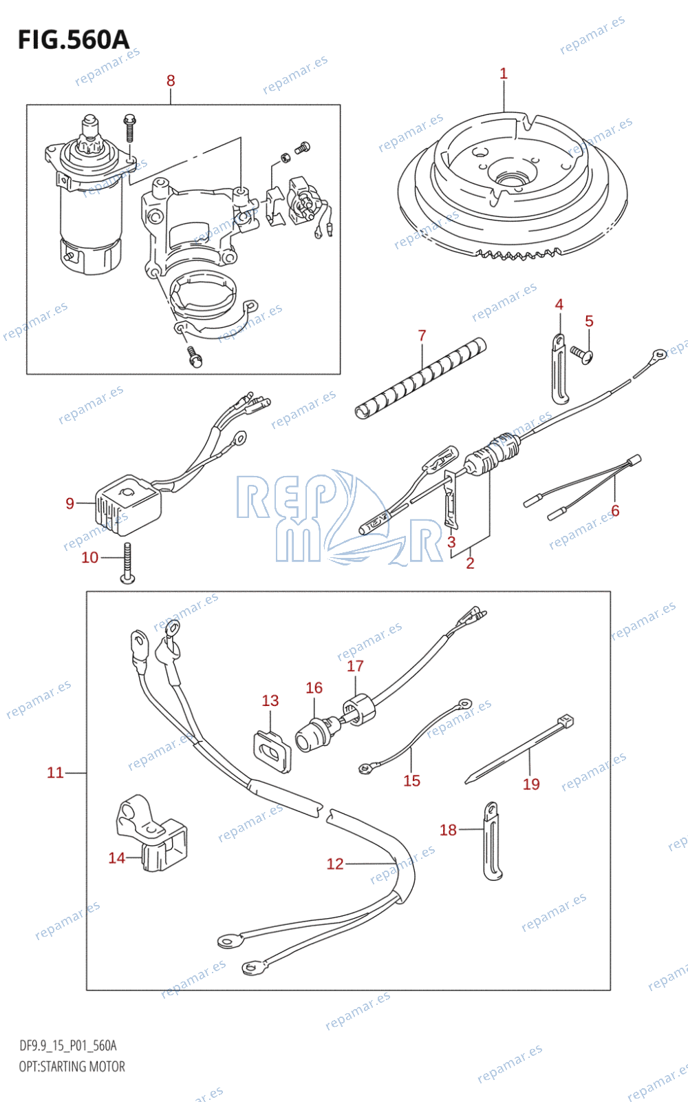 560A - OPT:STARTING MOTOR (K4)