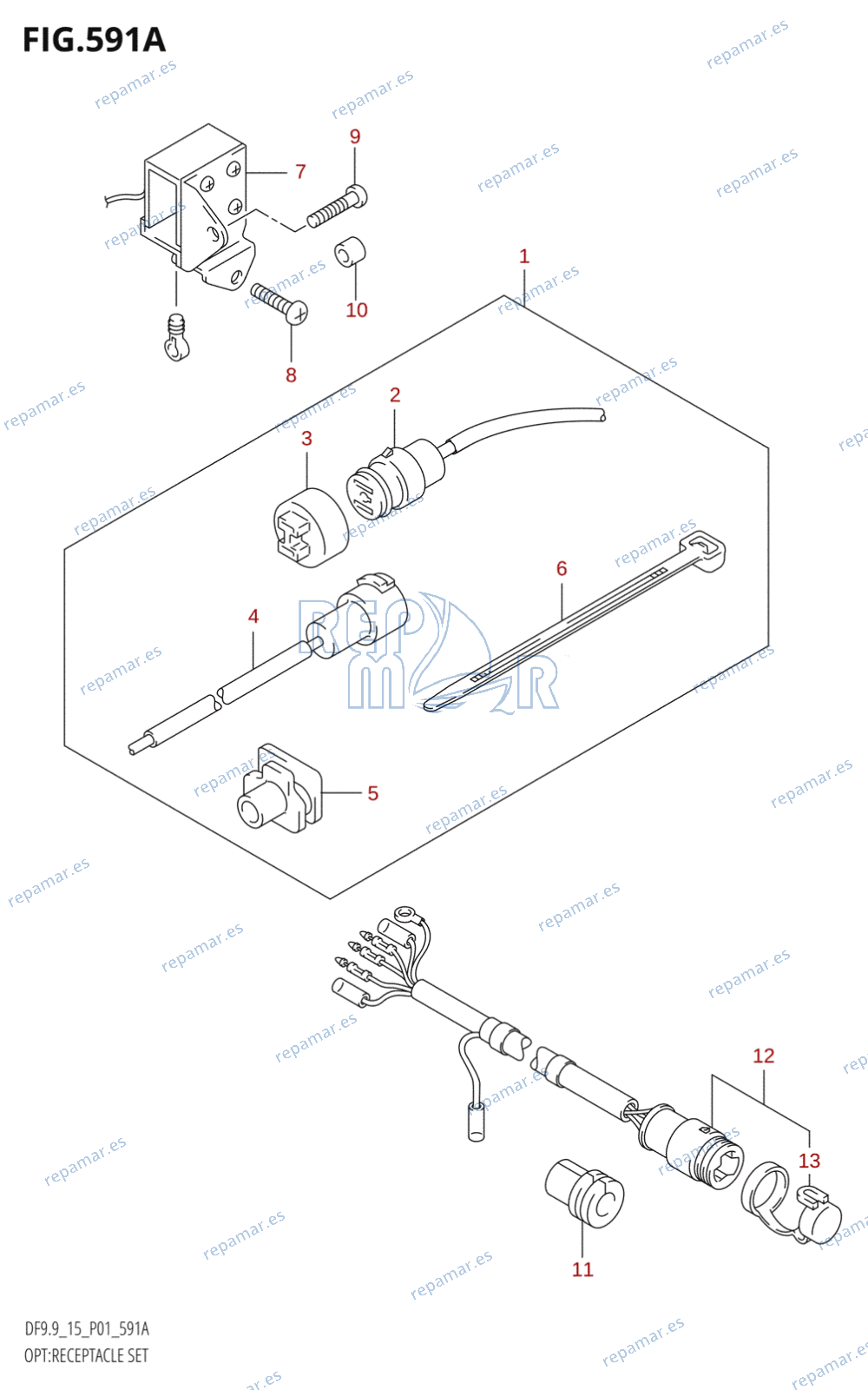 591A - OPT:RECEPTACLE SET (K4)