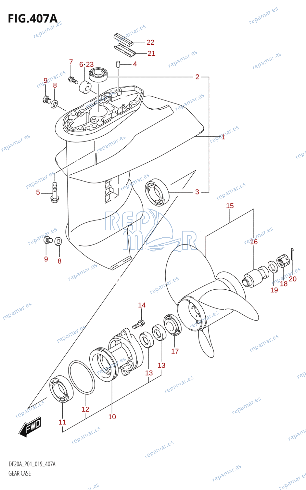 407A - GEAR CASE (P01)