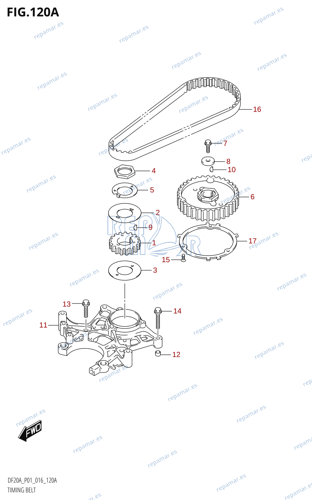 120A - TIMING BELT