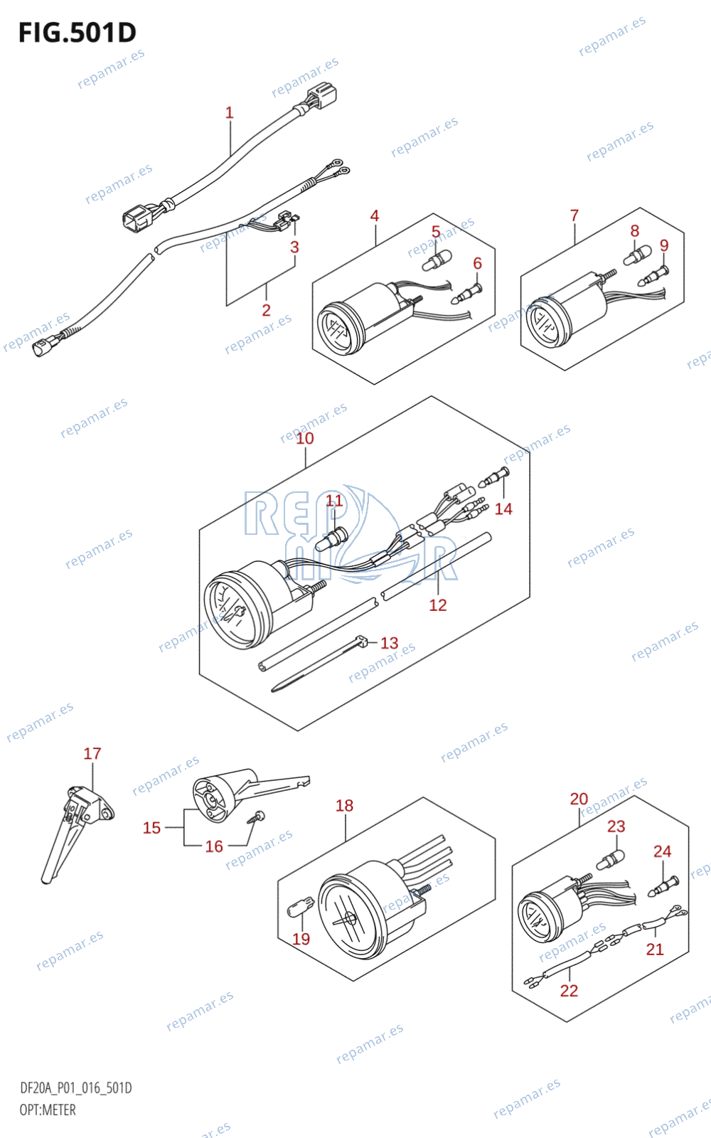 501D - OPT:METER (DF15AT:P01)