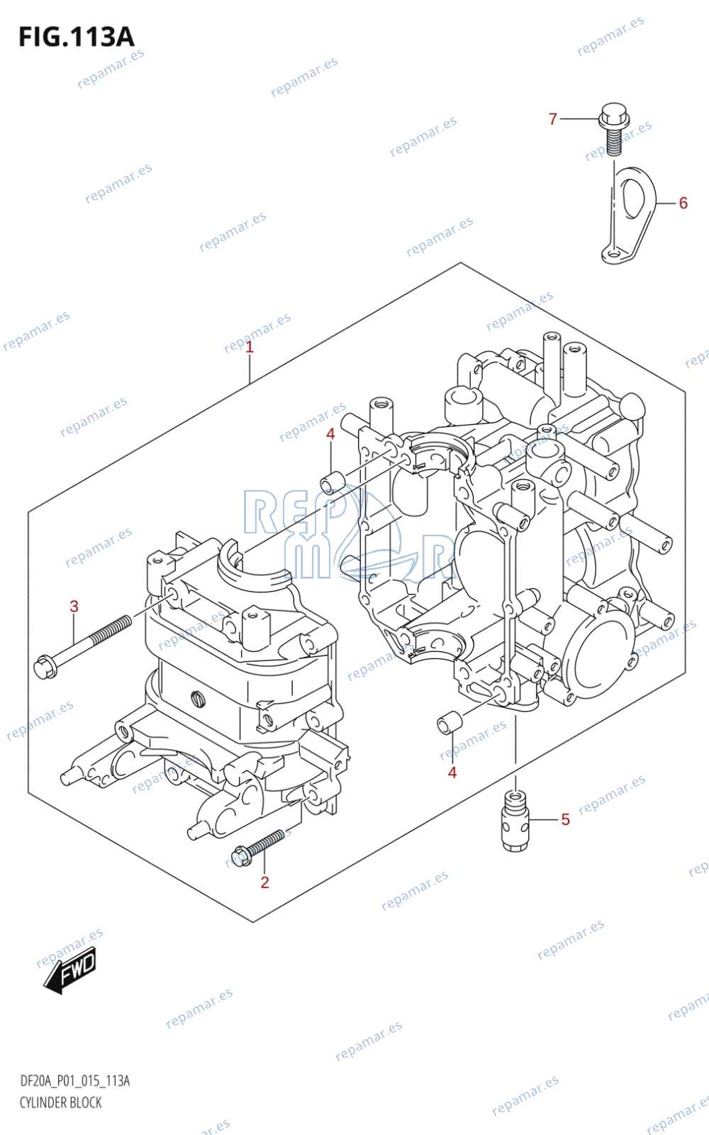 113A - CYLINDER BLOCK