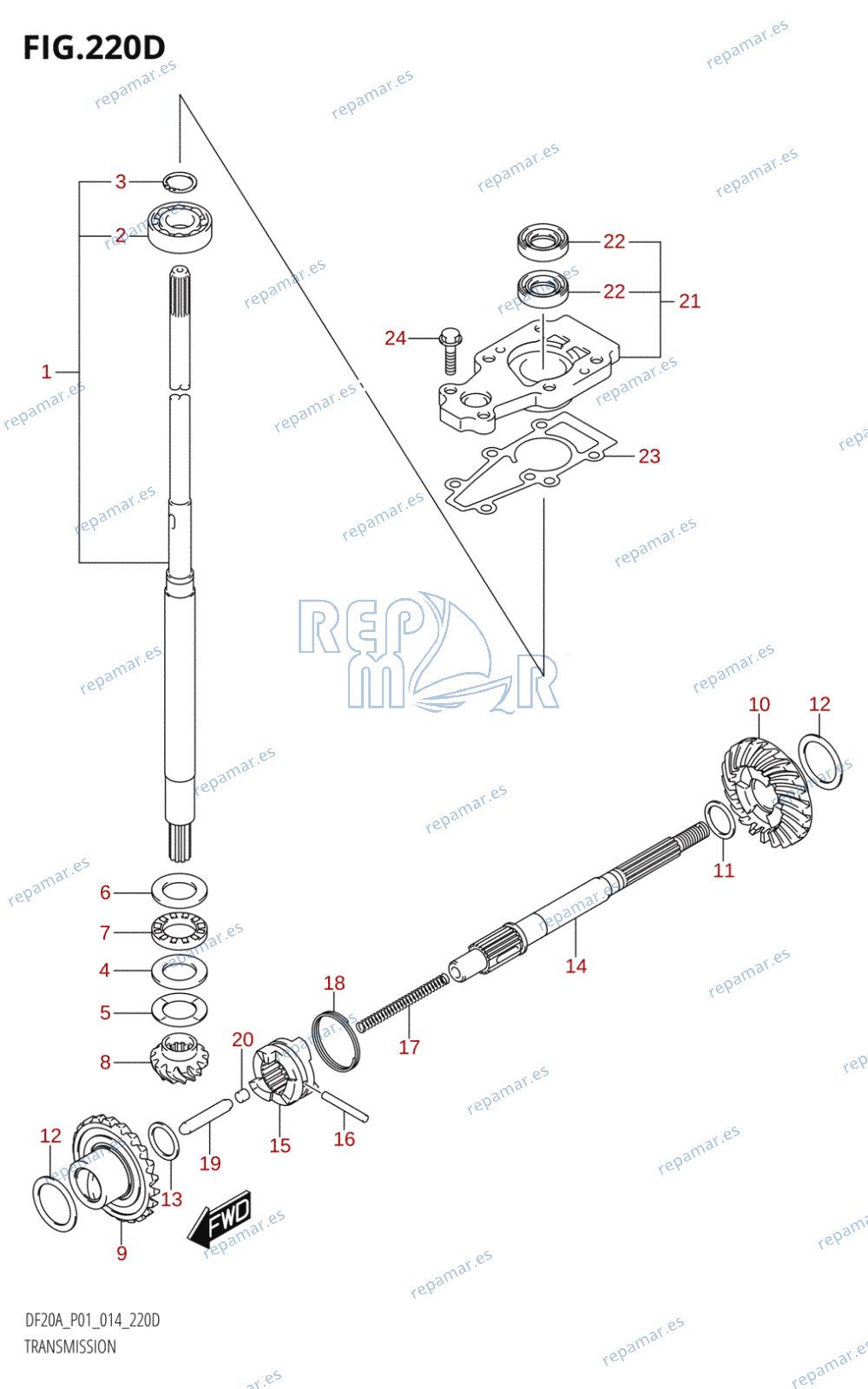 220D - TRANSMISSION (DF15A:P01)