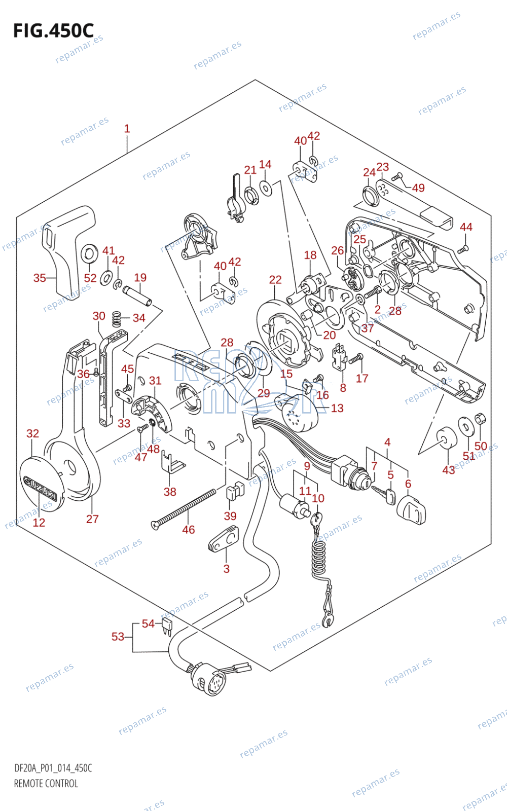 450C - REMOTE CONTROL (DF15AR:P01)