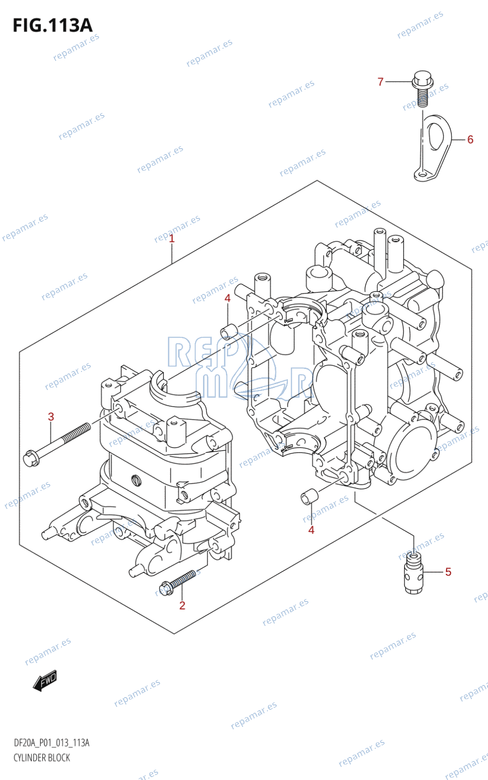 113A - CYLINDER BLOCK