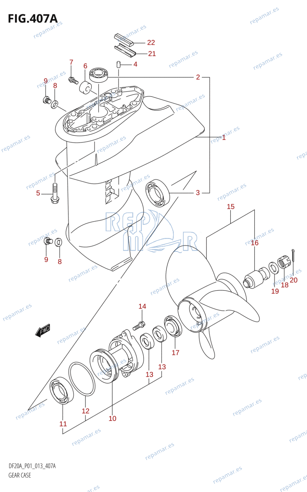 407A - GEAR CASE