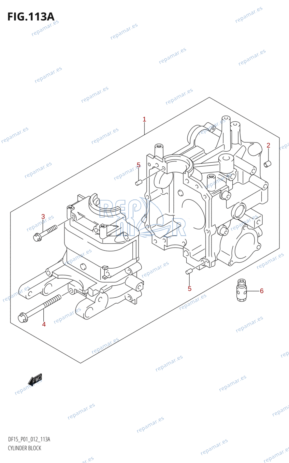 113A - CYLINDER BLOCK