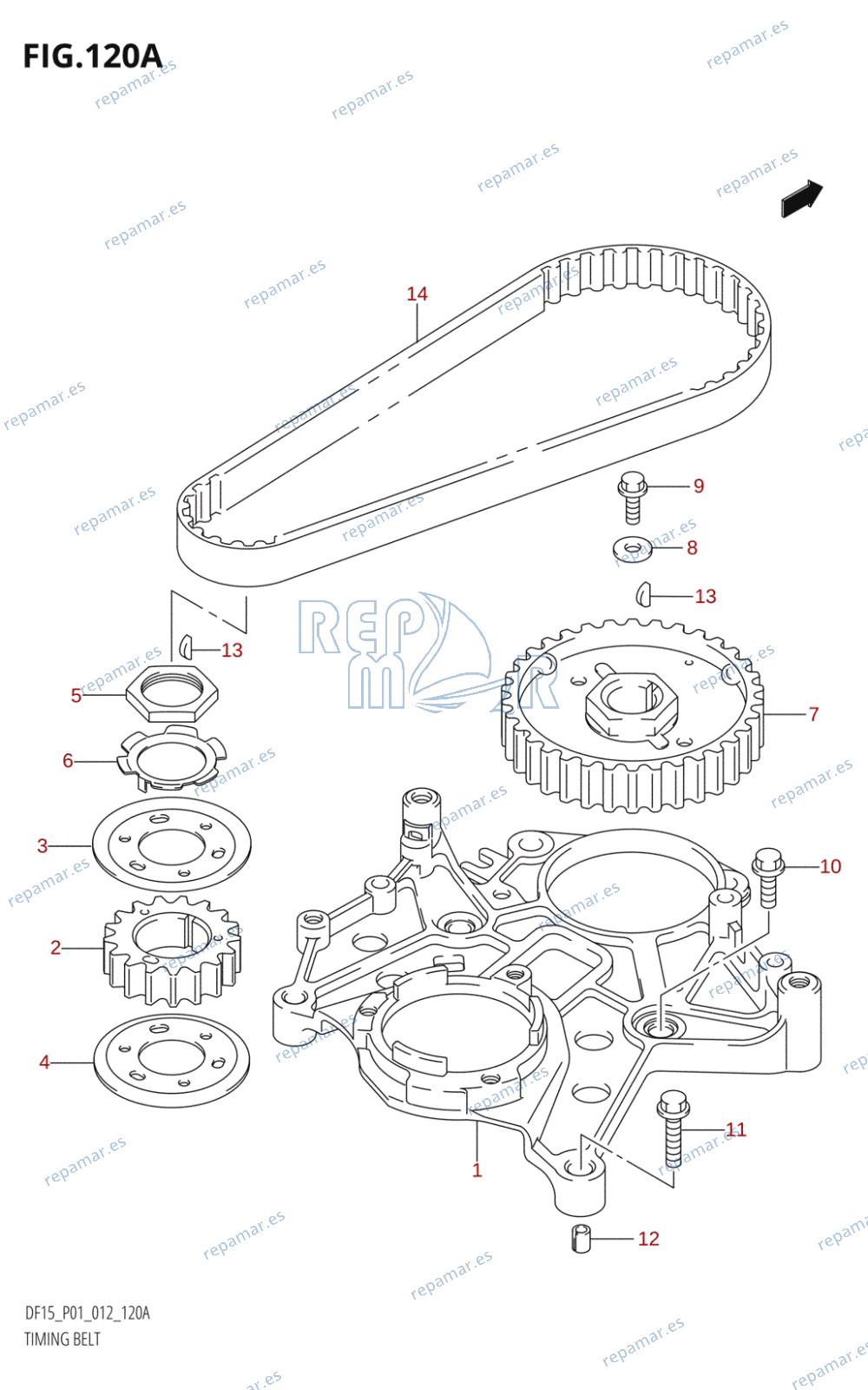 120A - TIMING BELT