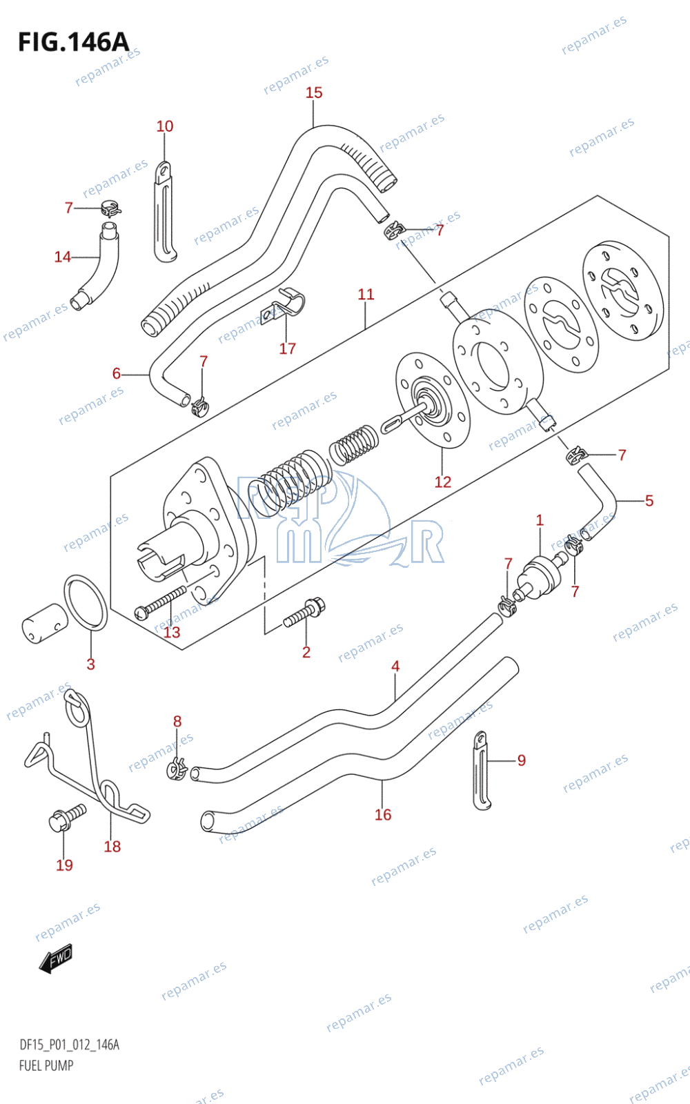 146A - FUEL PUMP (DF15:P01)