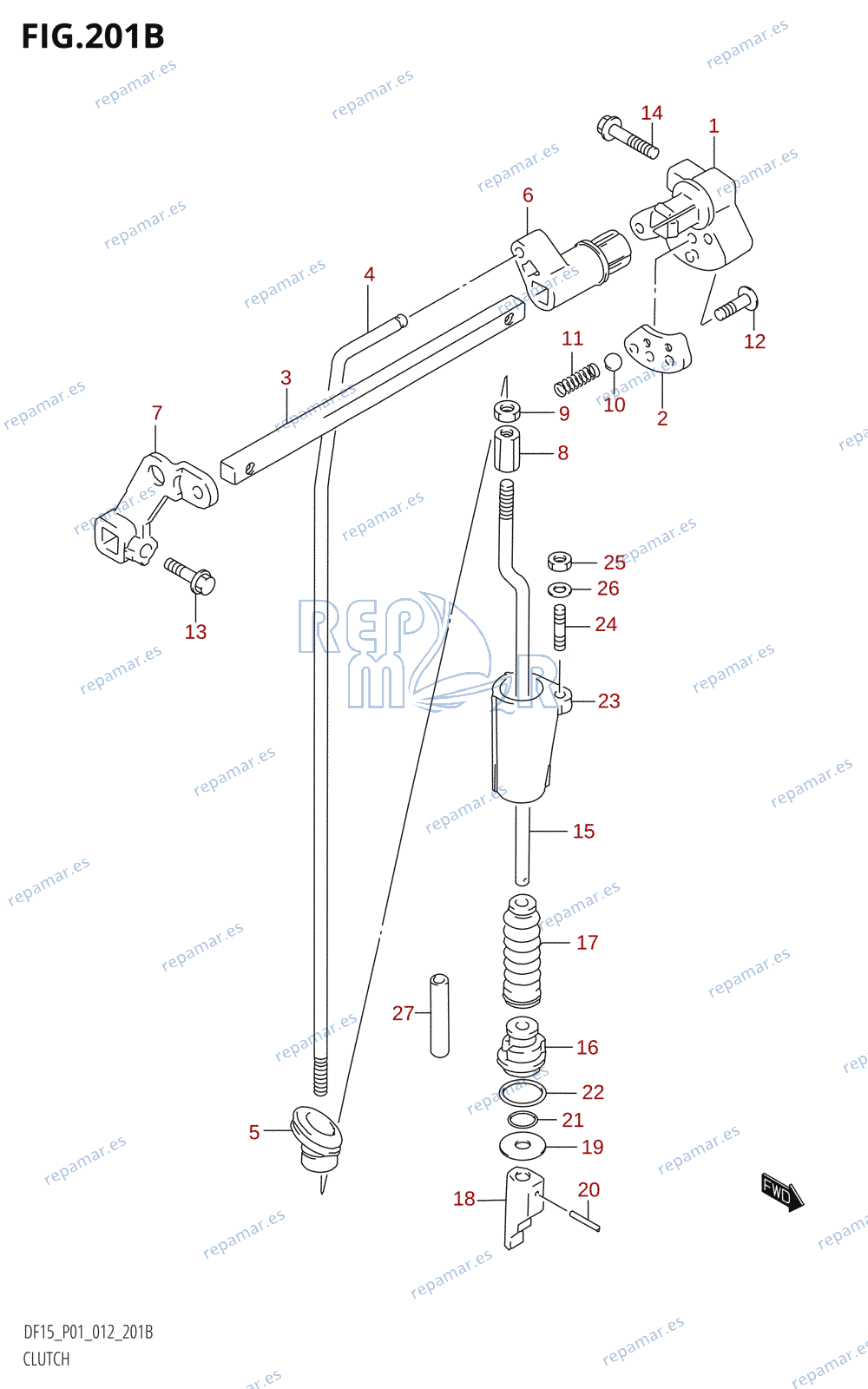 201B - CLUTCH (DF15R:P01)