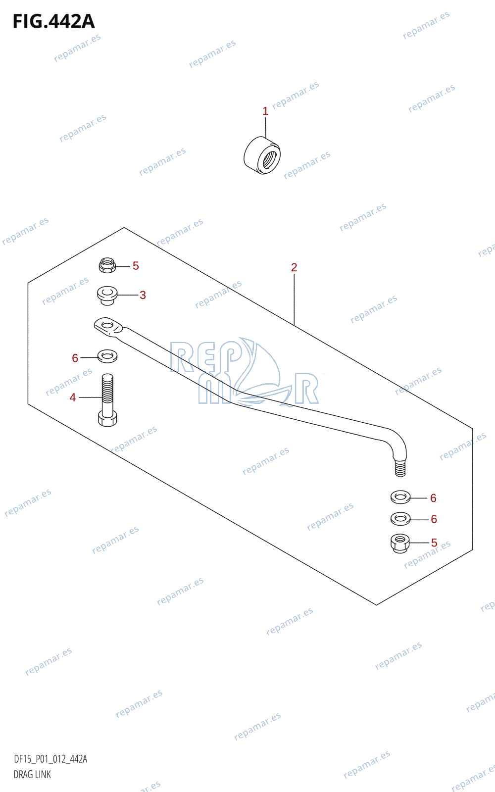 442A - DRAG LINK (DF15R:P01)