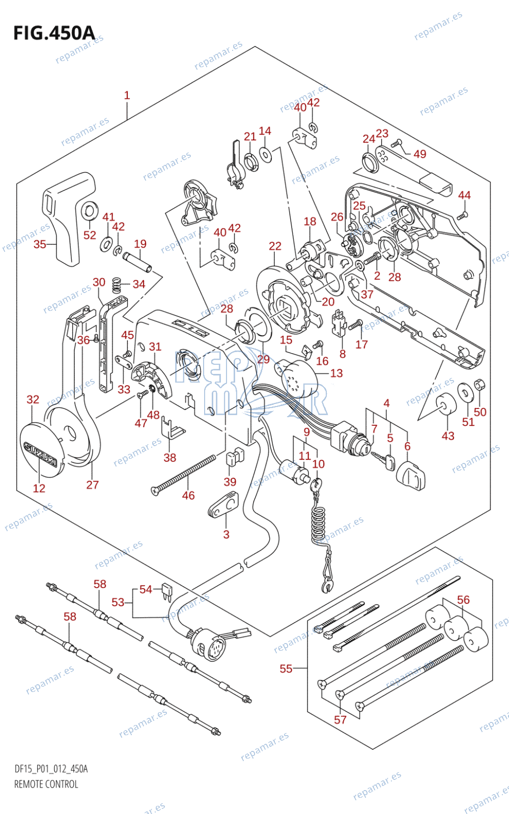 450A - REMOTE CONTROL (DF15R:P01)