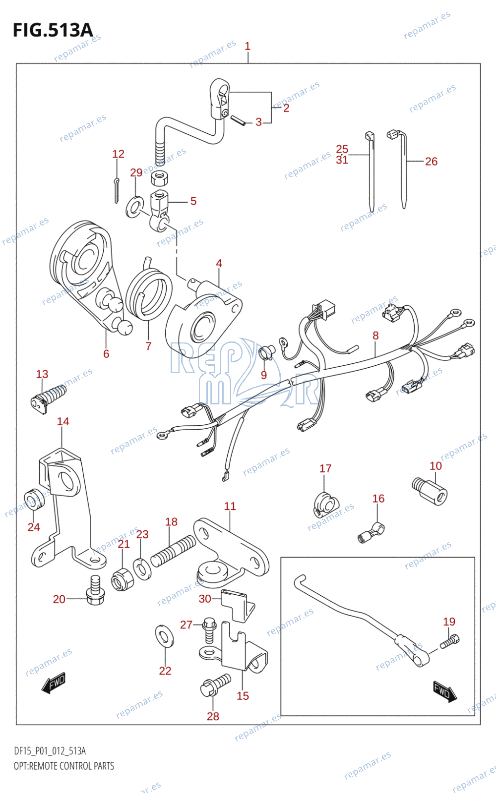 513A - OPT:REMOTE CONTROL PARTS (DF15:P01)