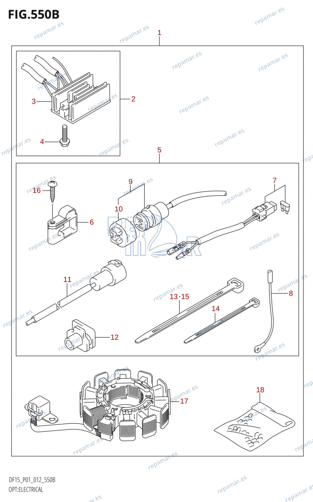 550B - OPT:ELECTRICAL (M-STARTER)