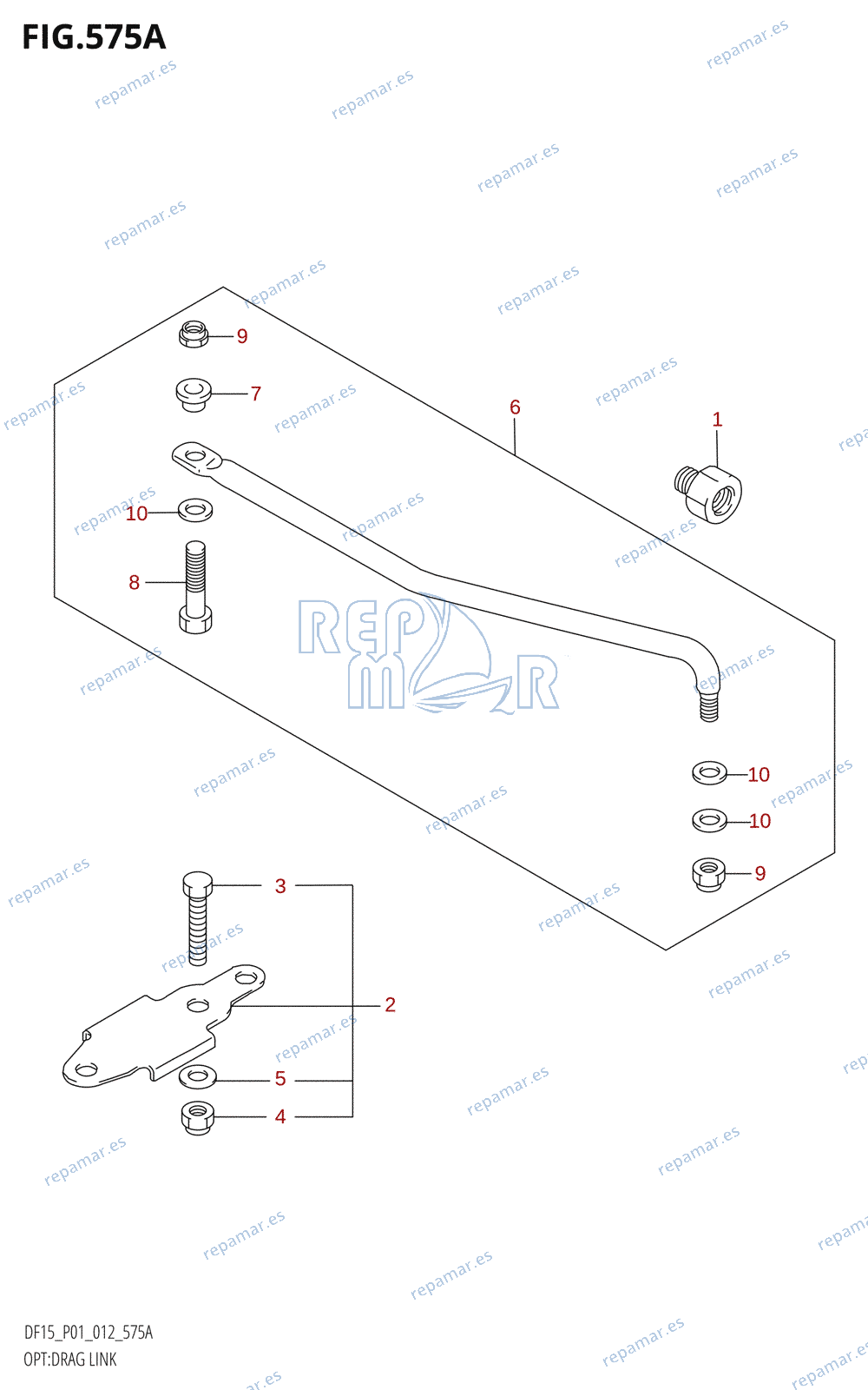 575A - OPT:DRAG LINK (DF15:P01)