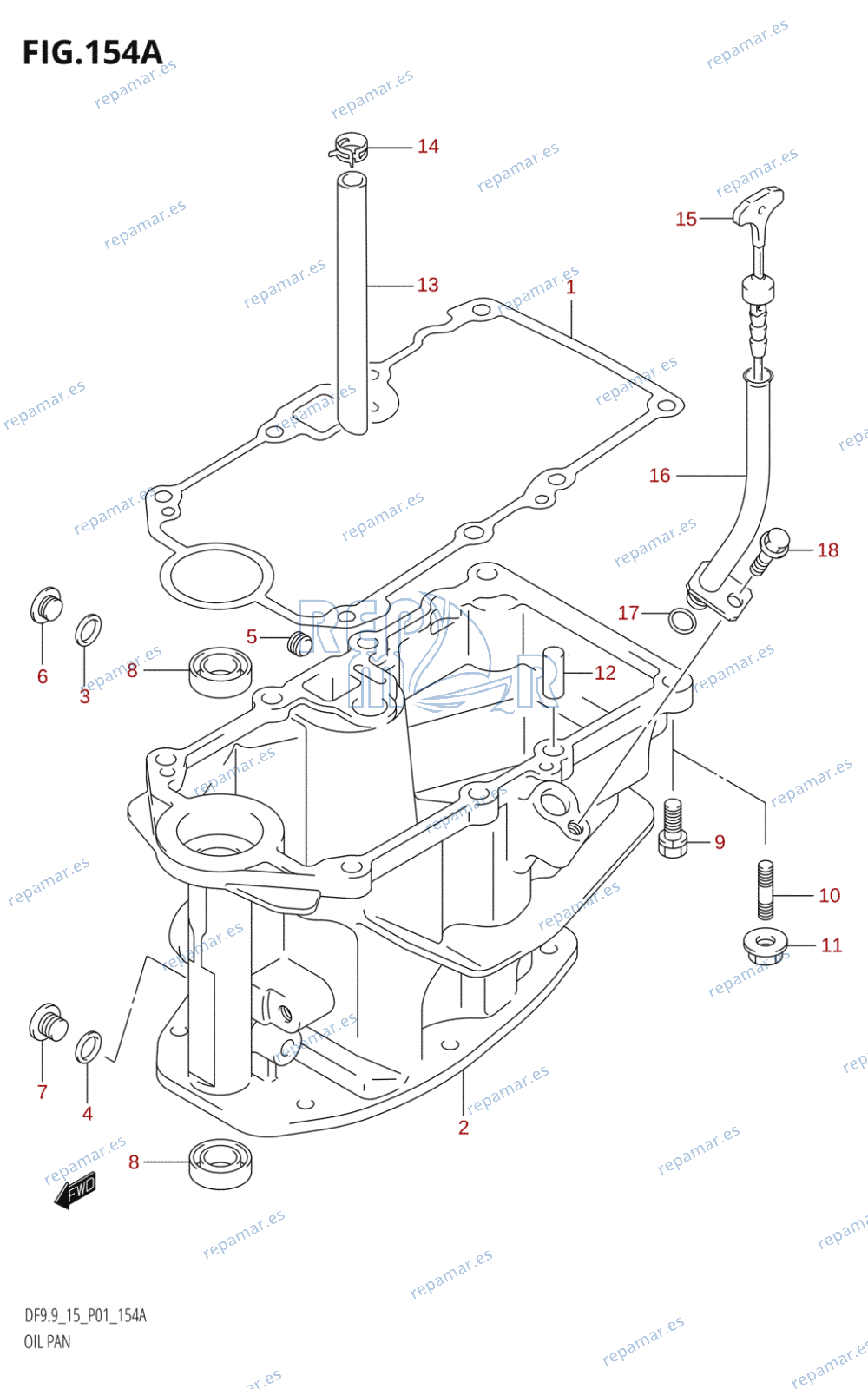 154A - OIL PAN.