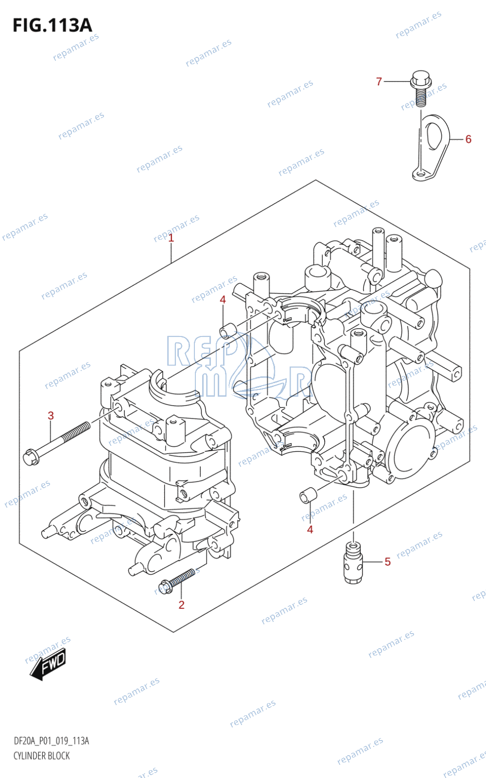 113A - CYLINDER BLOCK