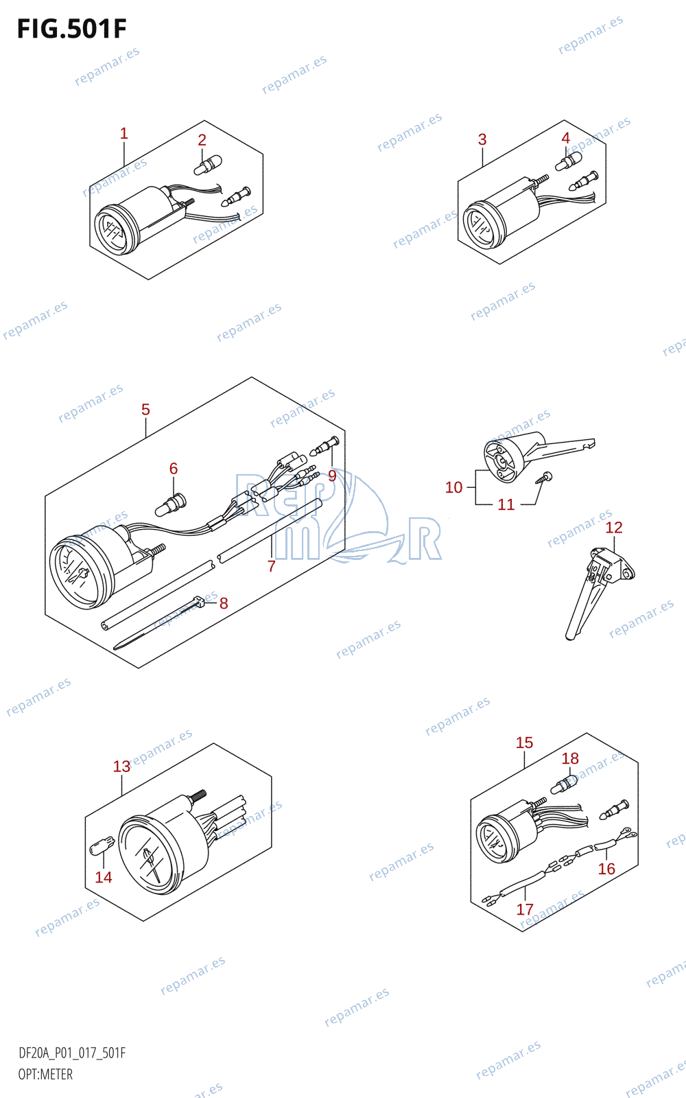 501F - OPT:METER (DF20AT:P01)