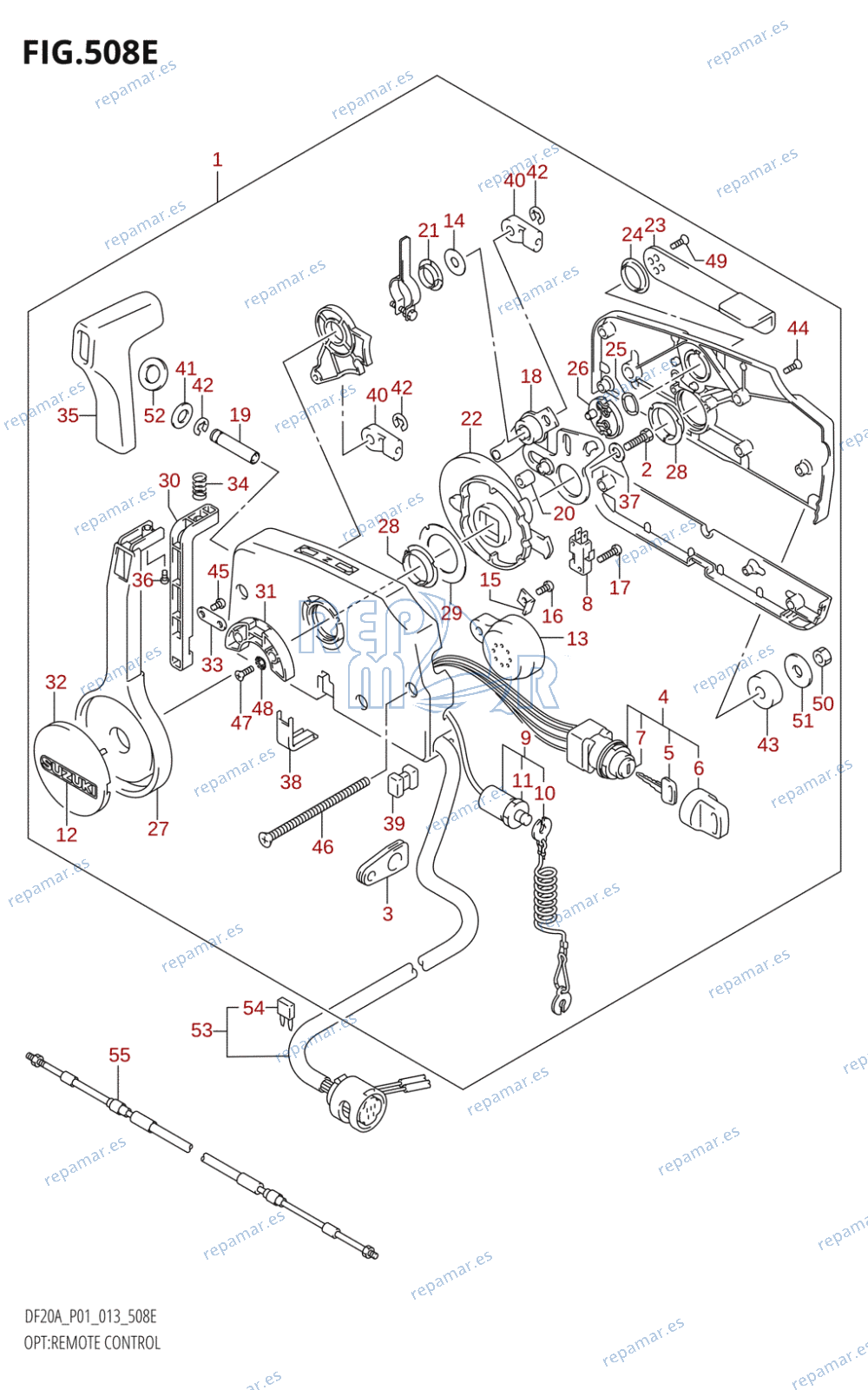 508E - OPT:REMOTE CONTROL (DF20A:P01)