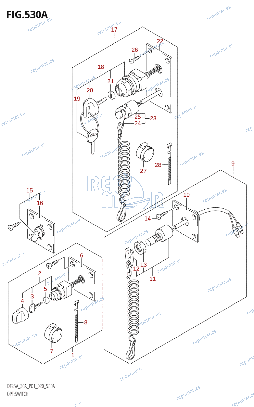 530A - OPT:SWITCH (DF25AT,DF30AR,DF30AT)