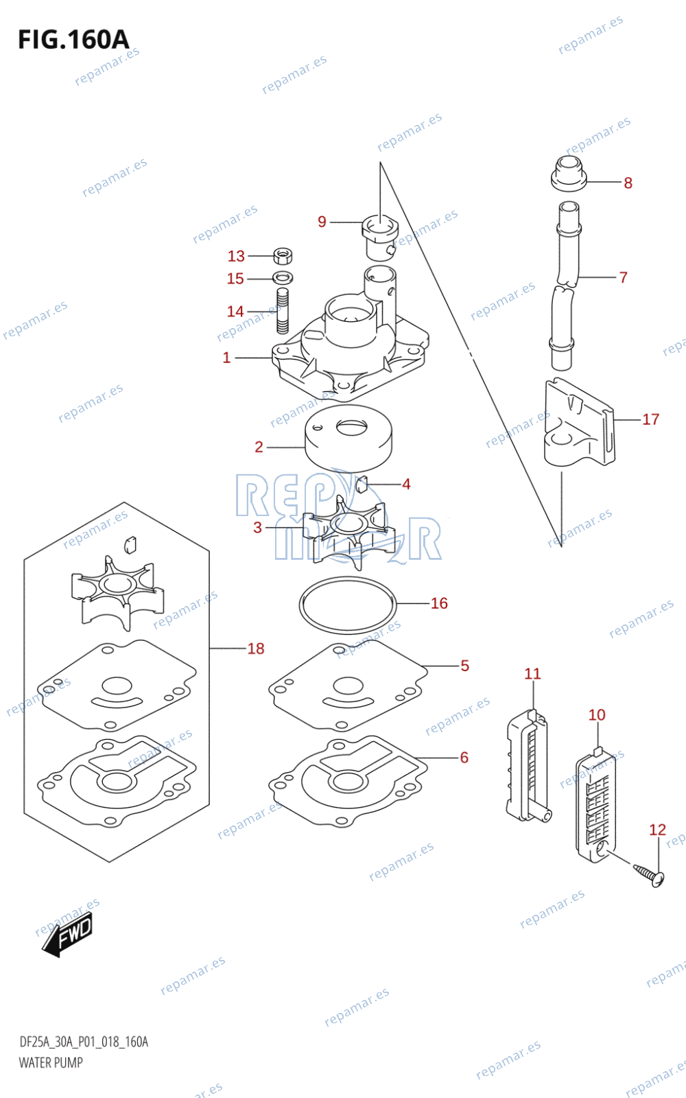 160A - WATER PUMP (P01)