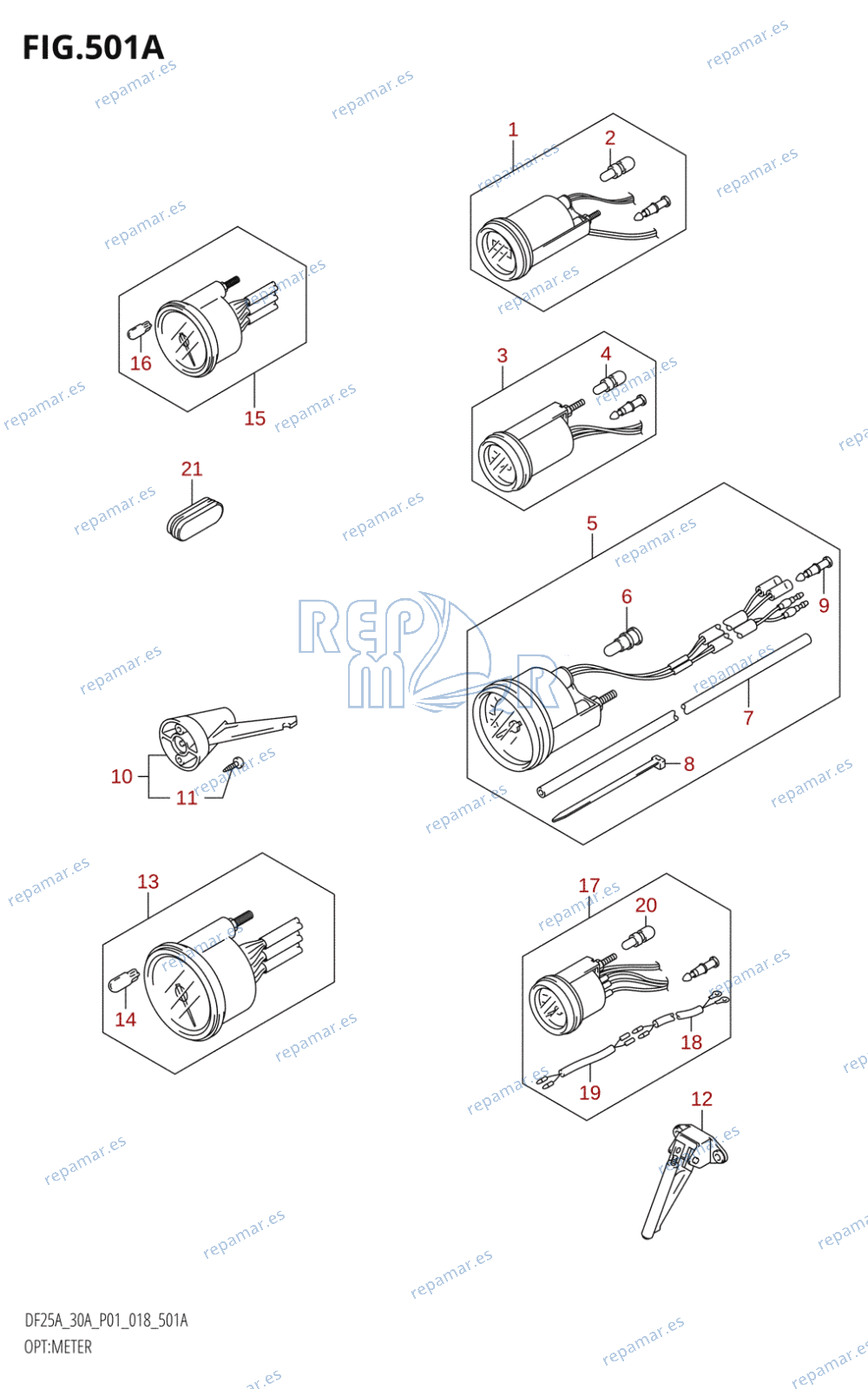 501A - OPT:METER (DF25AR,DF30AR)