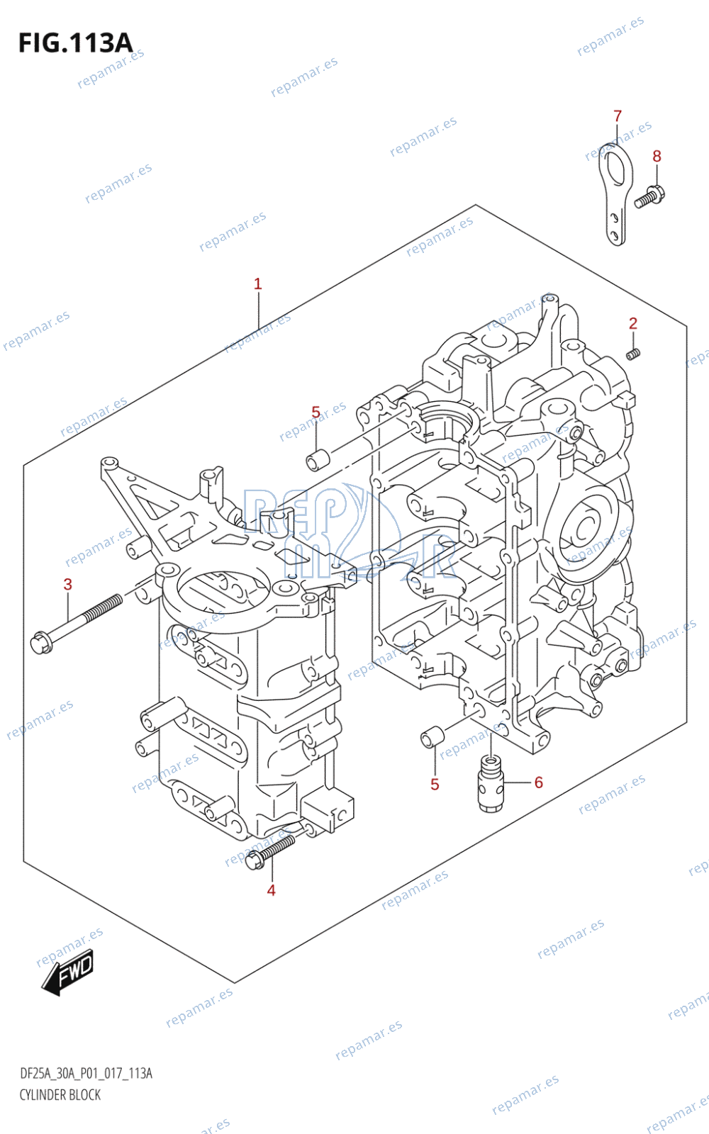 113A - CYLINDER BLOCK