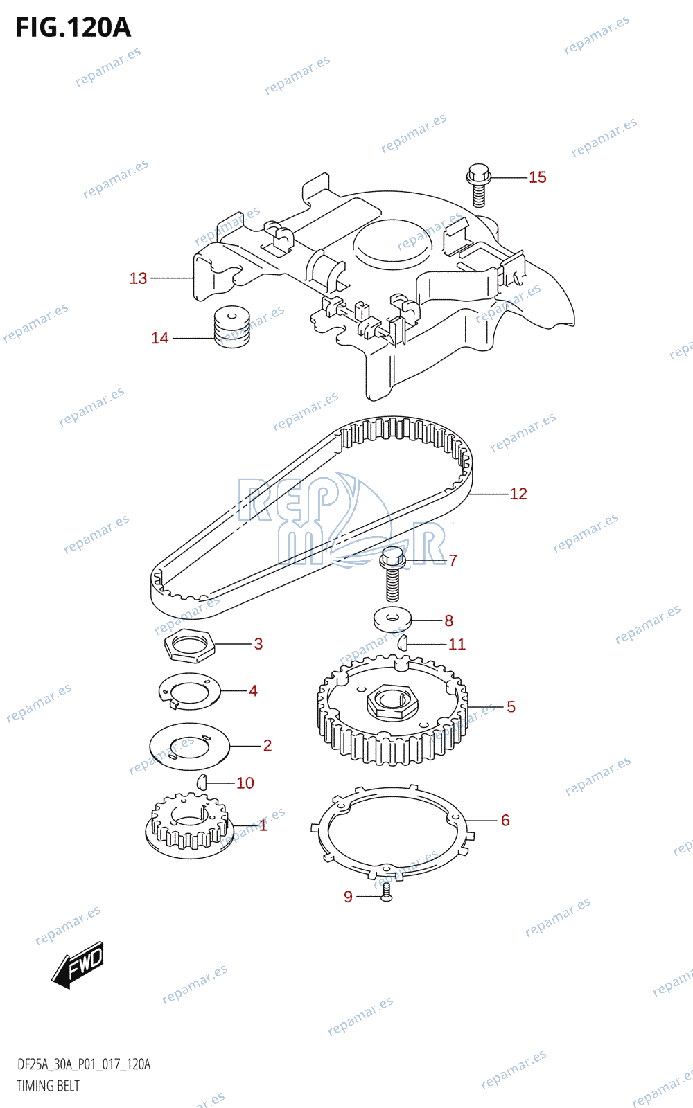 120A - TIMING BELT