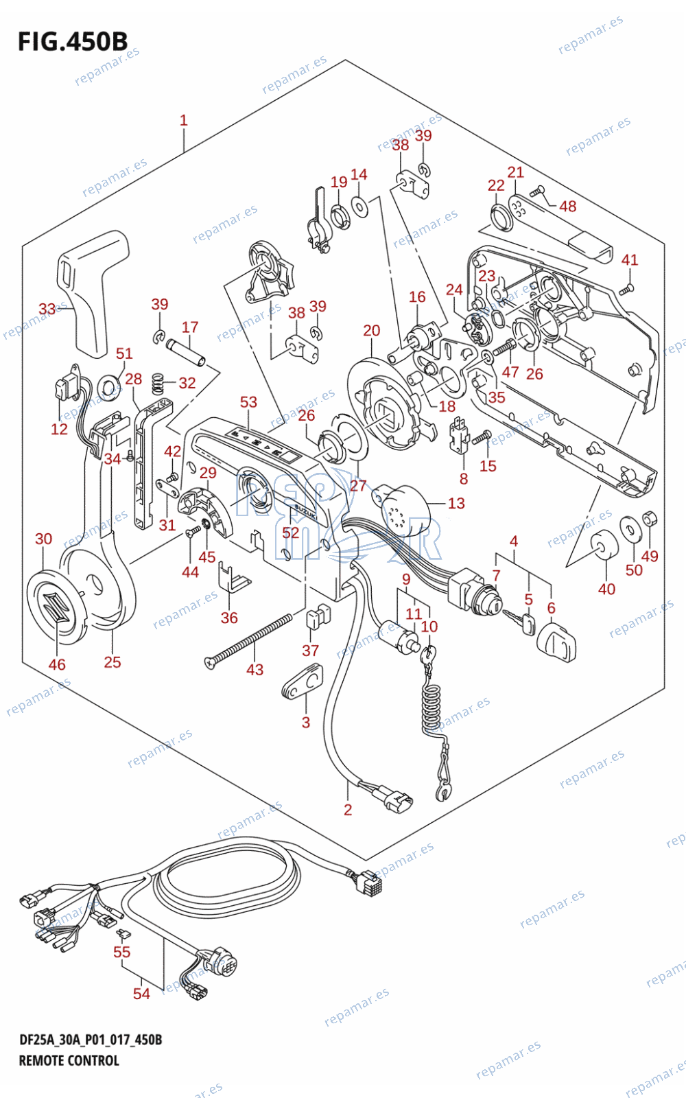 450B - REMOTE CONTROL (DF25AT:P01)